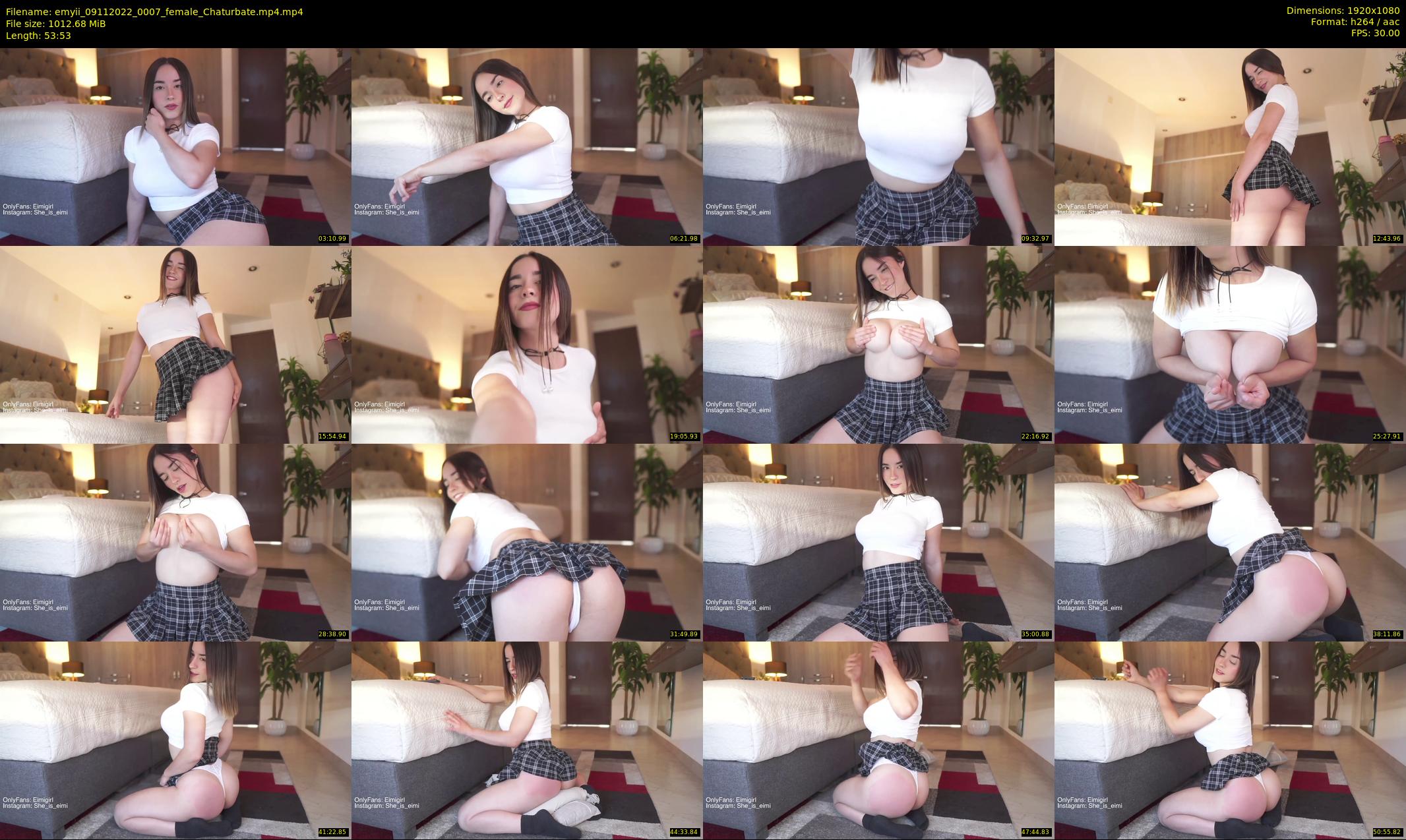 emyii — 54 minute Chaturbate female cam show recording, 1080p, Nov 9, 2022