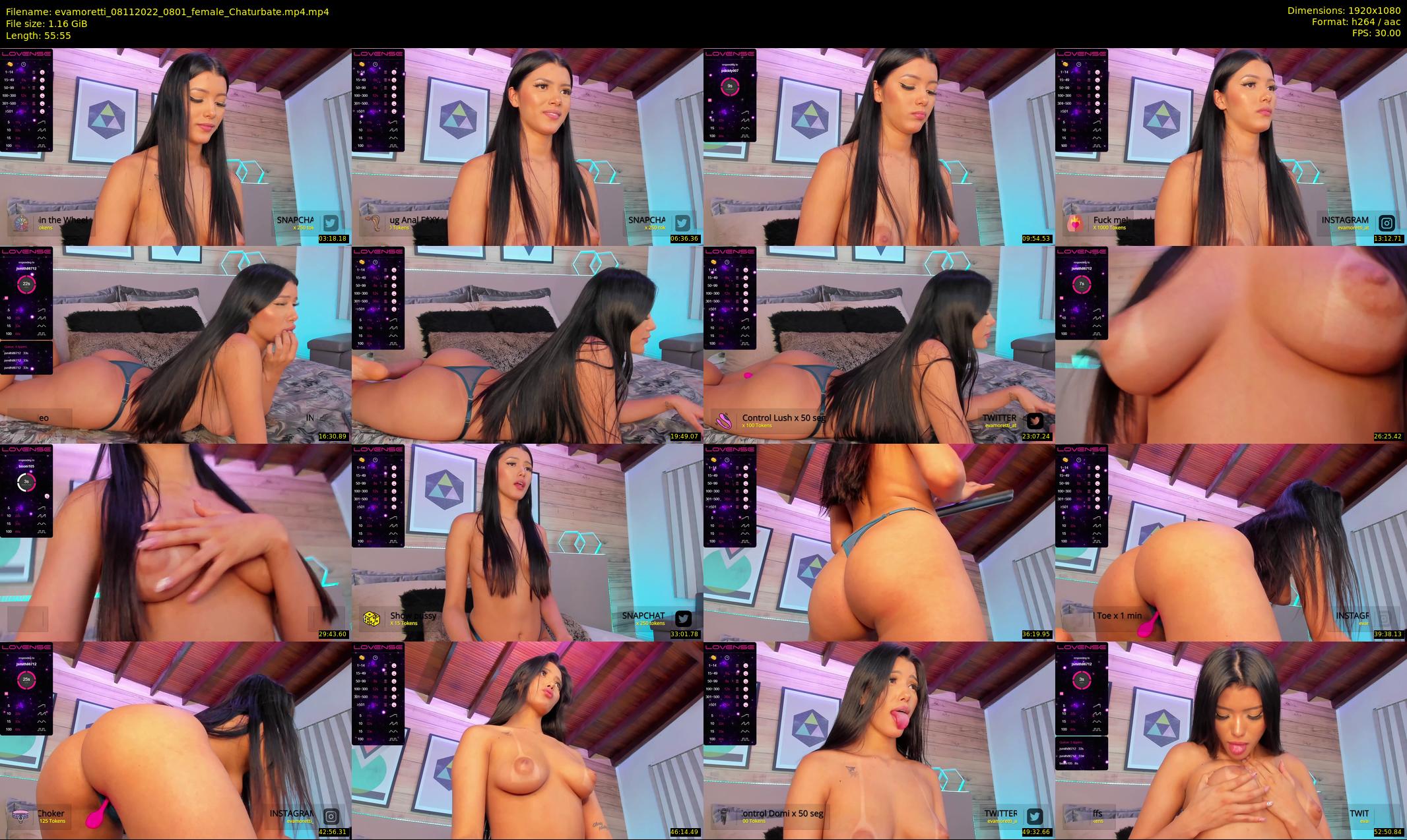 evamoretti — 56 minute Chaturbate female cam show recording, 1080p, Nov 8, 2022