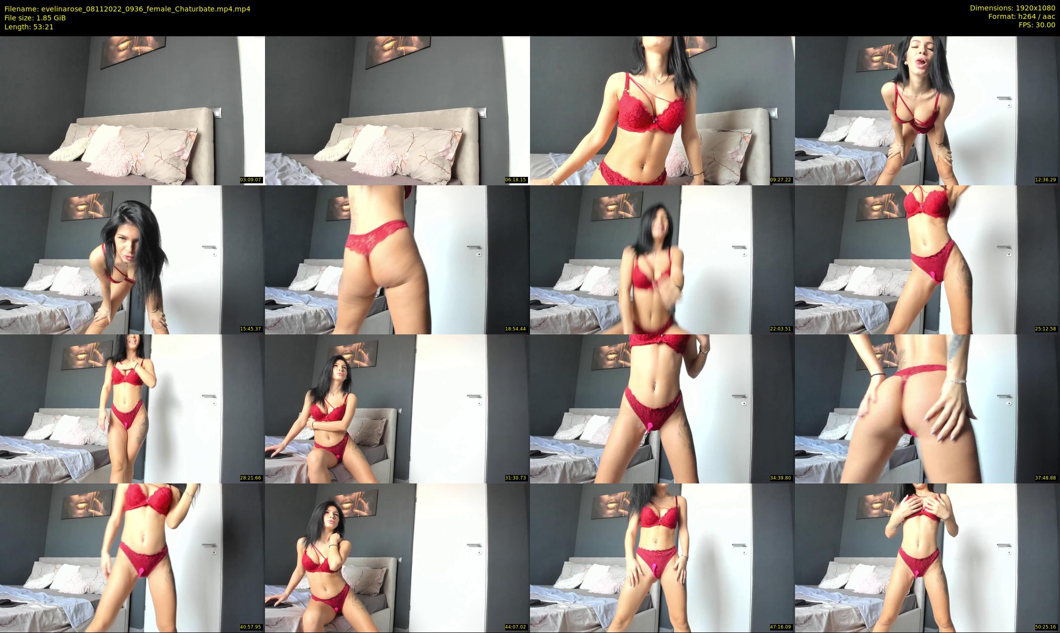 evelinarose — 54 minute Chaturbate female cam show recording, 1080p, Nov 8, 2022