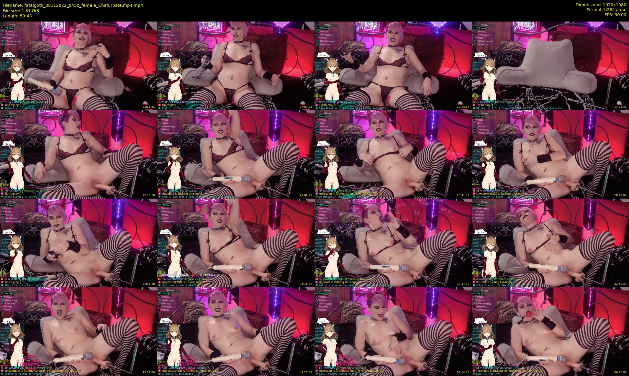 fatalgoth — 60 minute Chaturbate couple cam show recording, 1080p, Nov 8, 2022