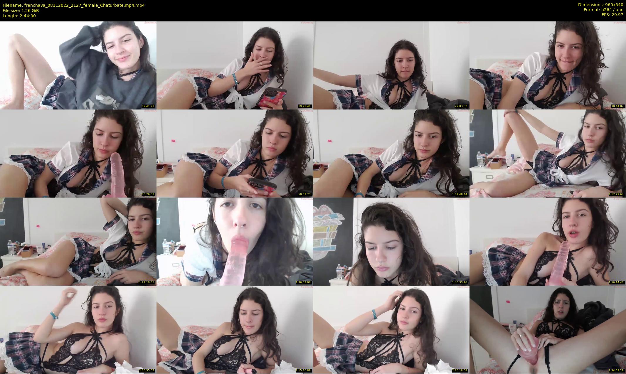 frenchava — 164 minute Chaturbate female cam show recording, 480p, Nov 8, 2022