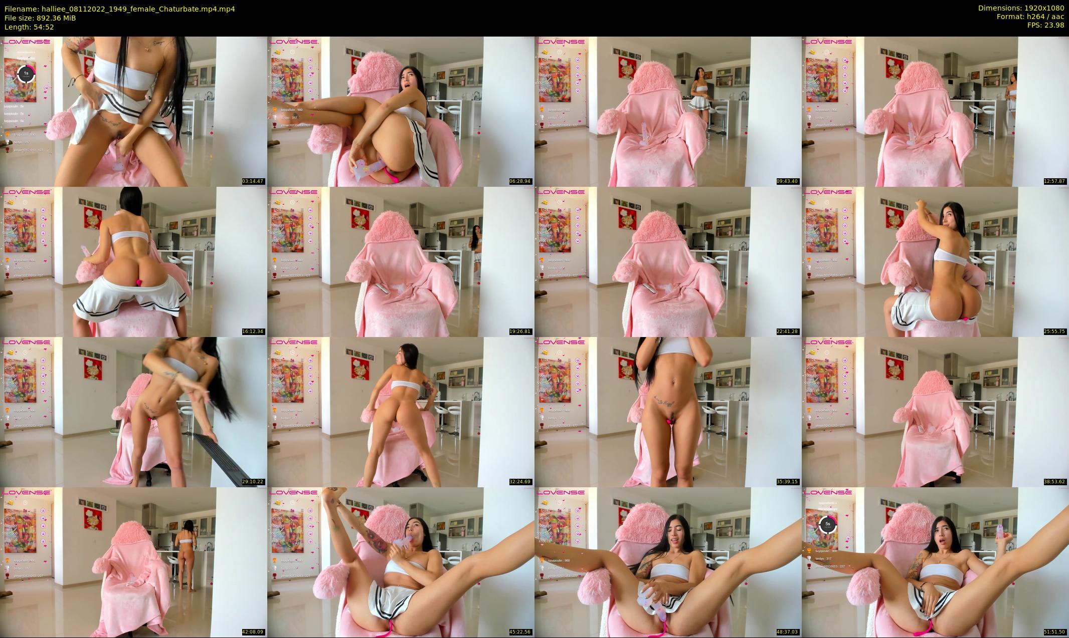 halliee — 55 minute Chaturbate couple cam show recording, 1080p, Nov 8, 2022