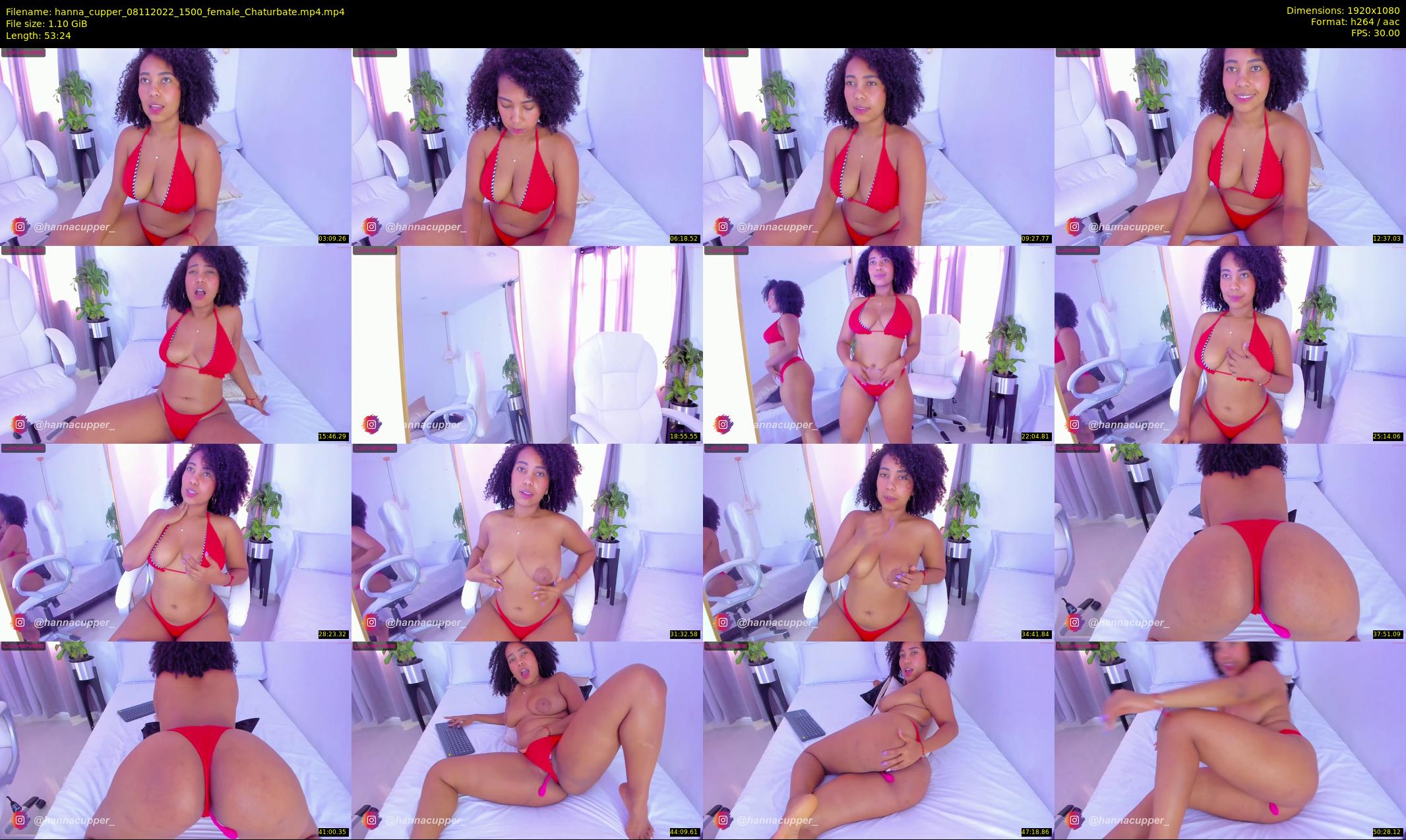 hanna_cupper — 54 minute Chaturbate female cam show recording, 1080p, Nov 8, 2022
