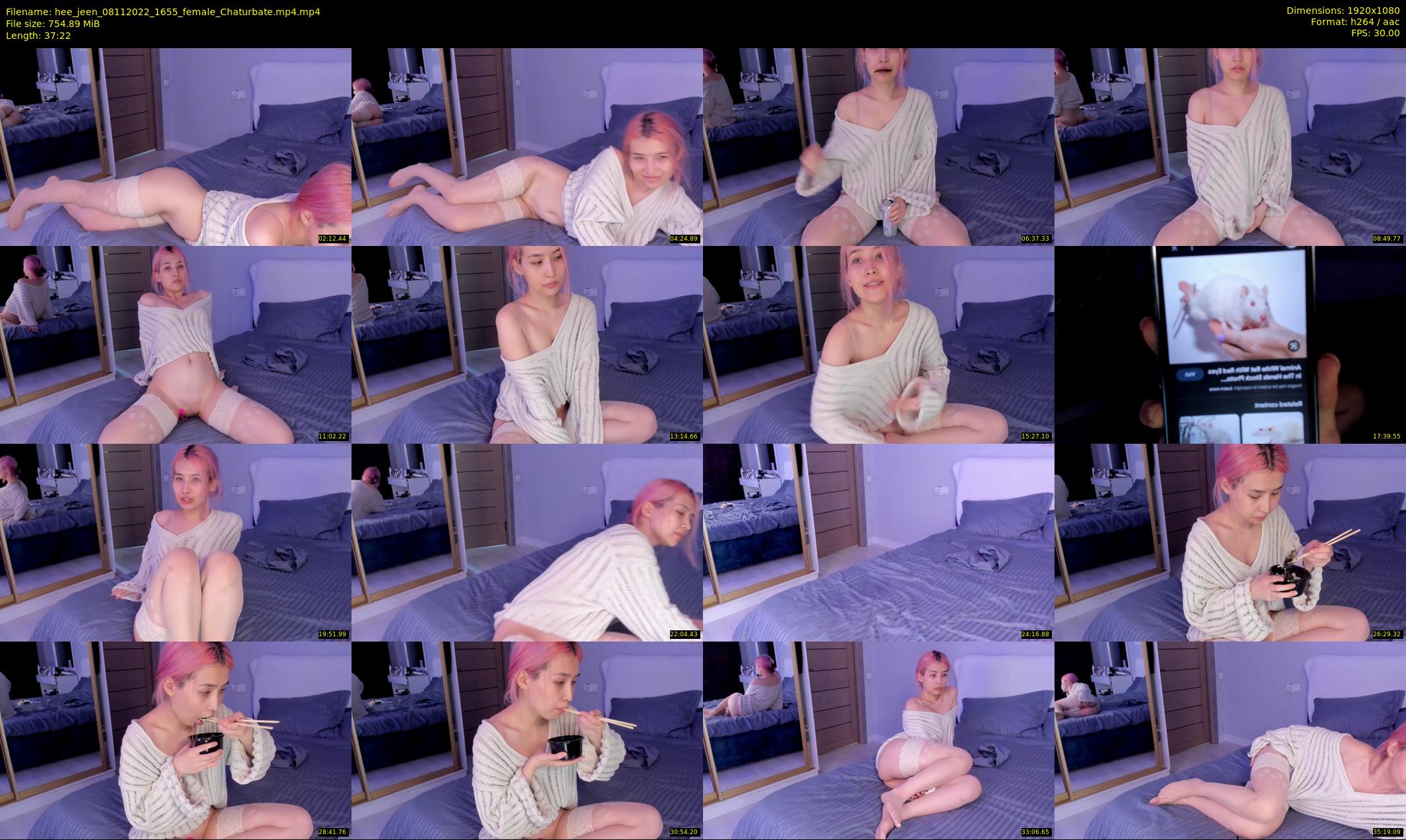 hee_jeen — 38 minute Chaturbate female cam show recording, 1080p, Nov 8, 2022