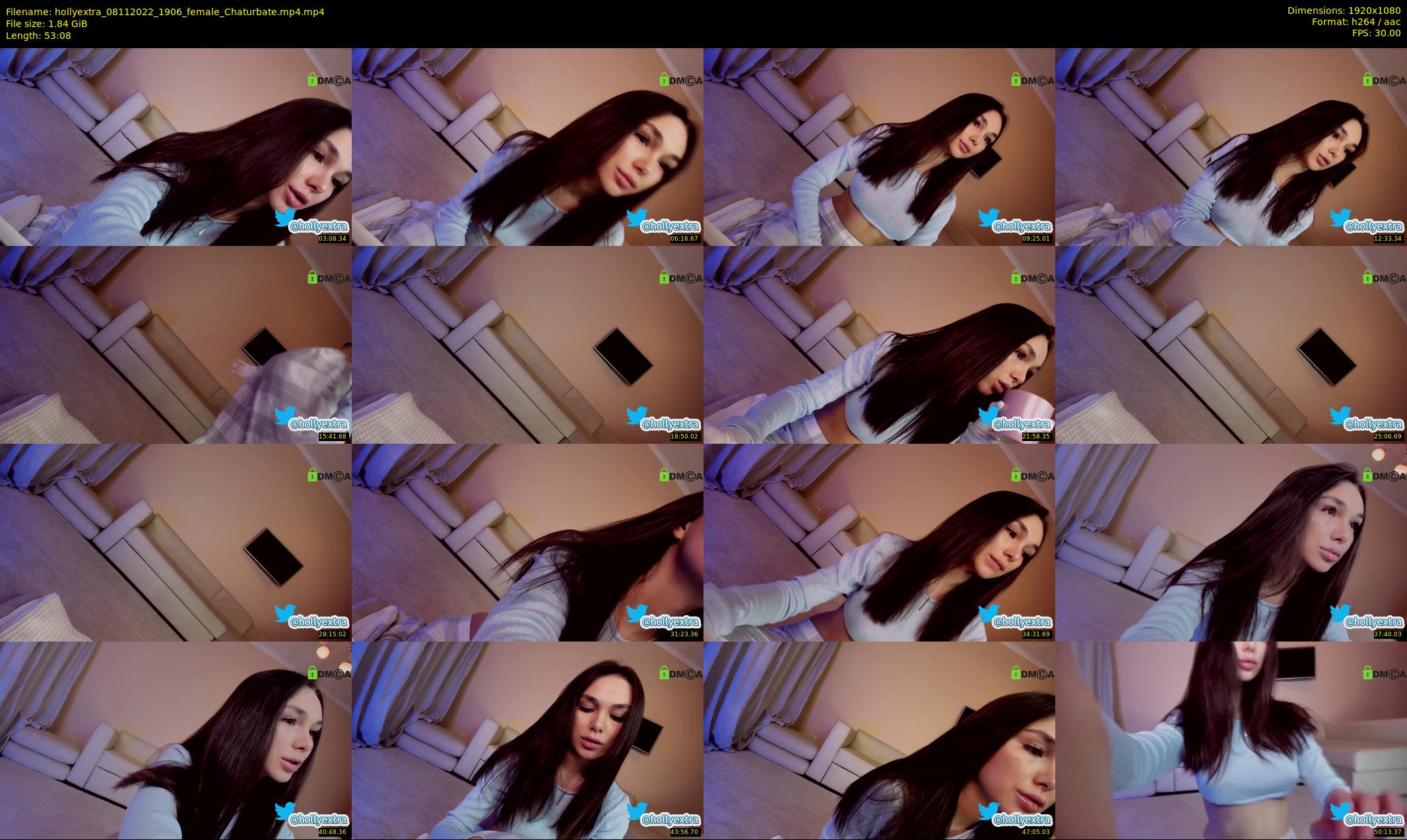 hollyextra — 54 minute Chaturbate female cam show recording, 1080p, Nov 8, 2022
