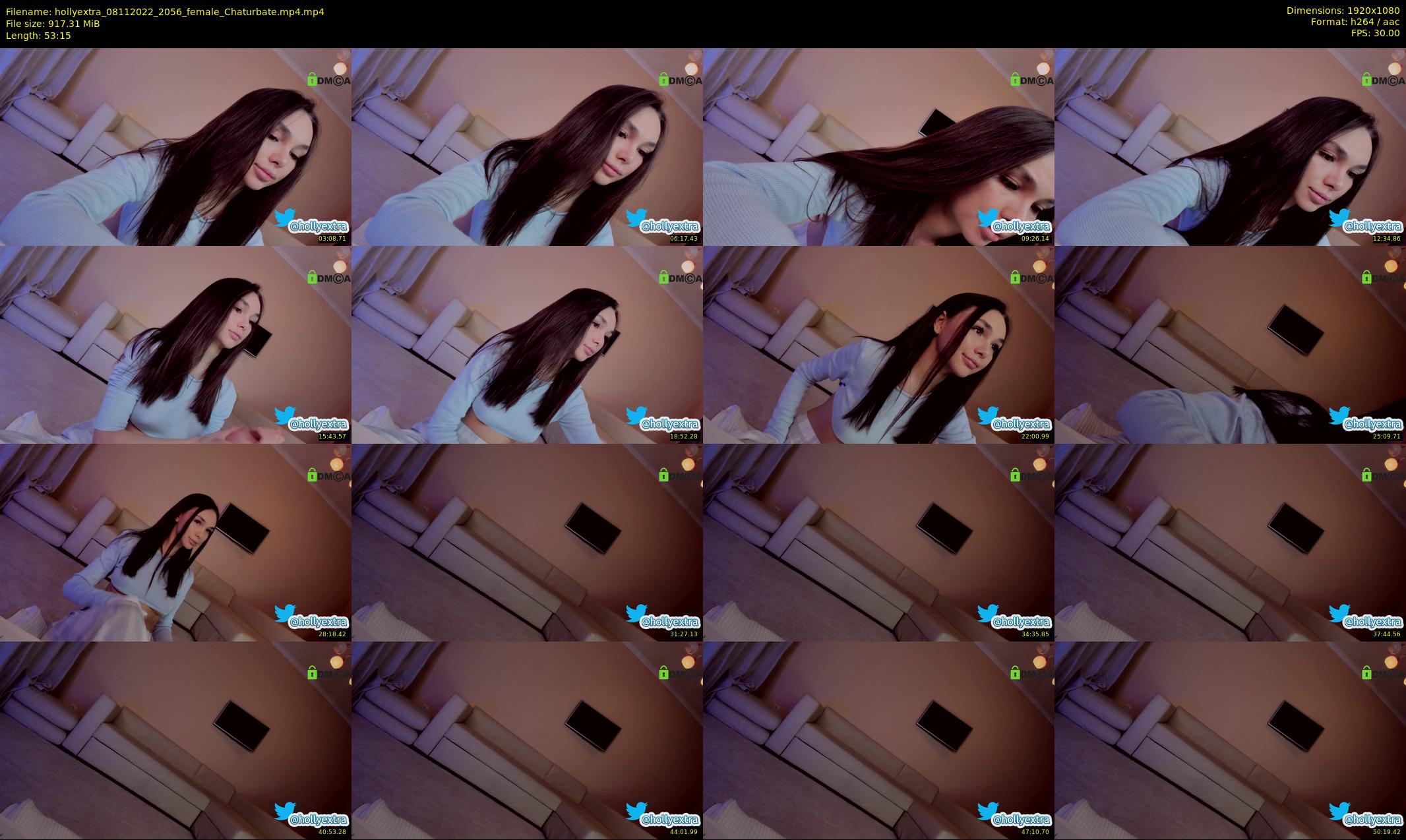 hollyextra — 54 minute Chaturbate female cam show recording, 1080p, Nov 8, 2022