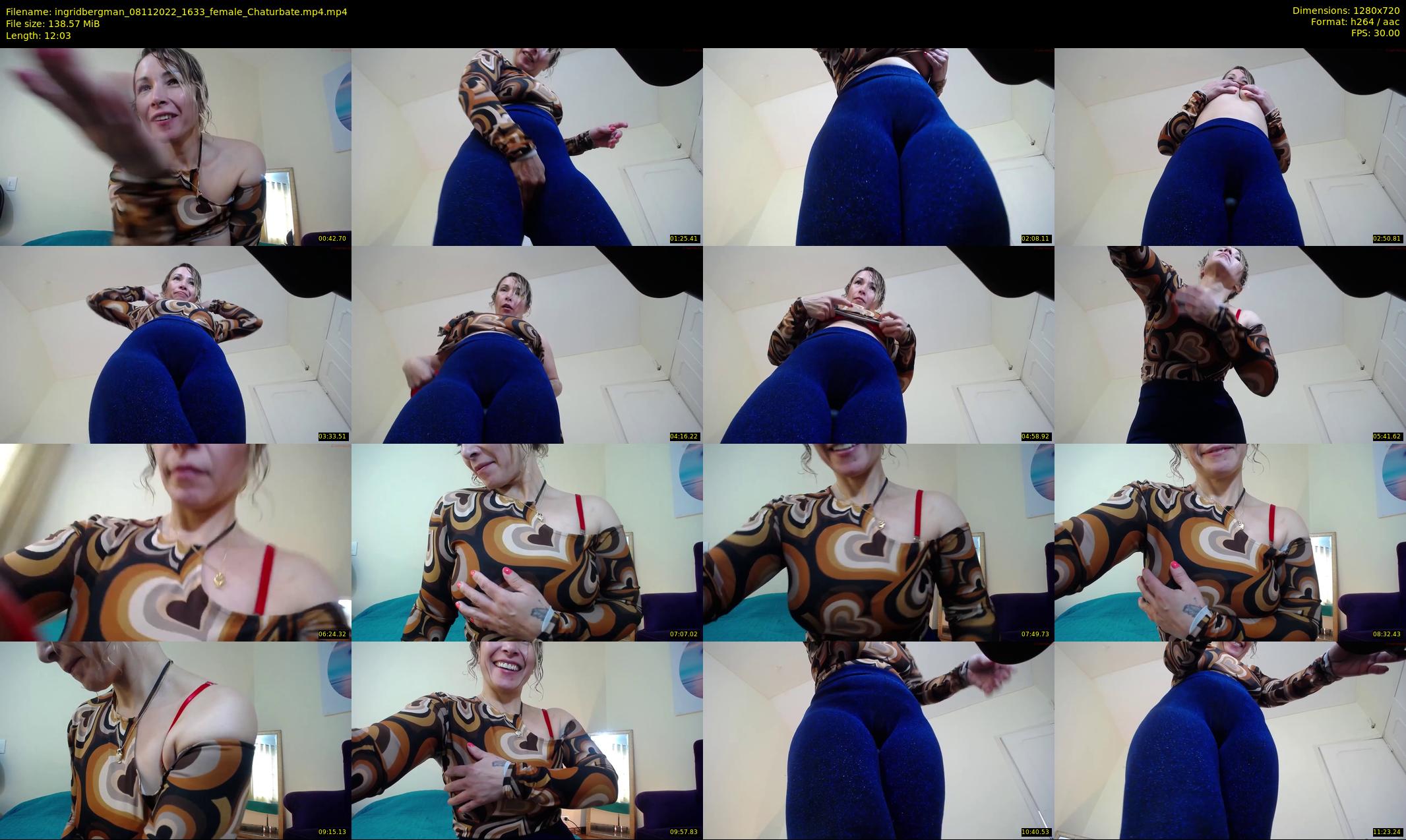 ingridbergman — 13 minute Chaturbate female cam show recording, 720p, Nov 8, 2022