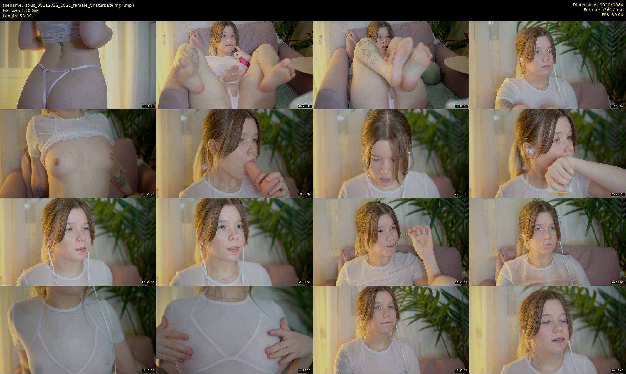 isoull — 54 minute Chaturbate female cam show recording, 1080p, Nov 8, 2022