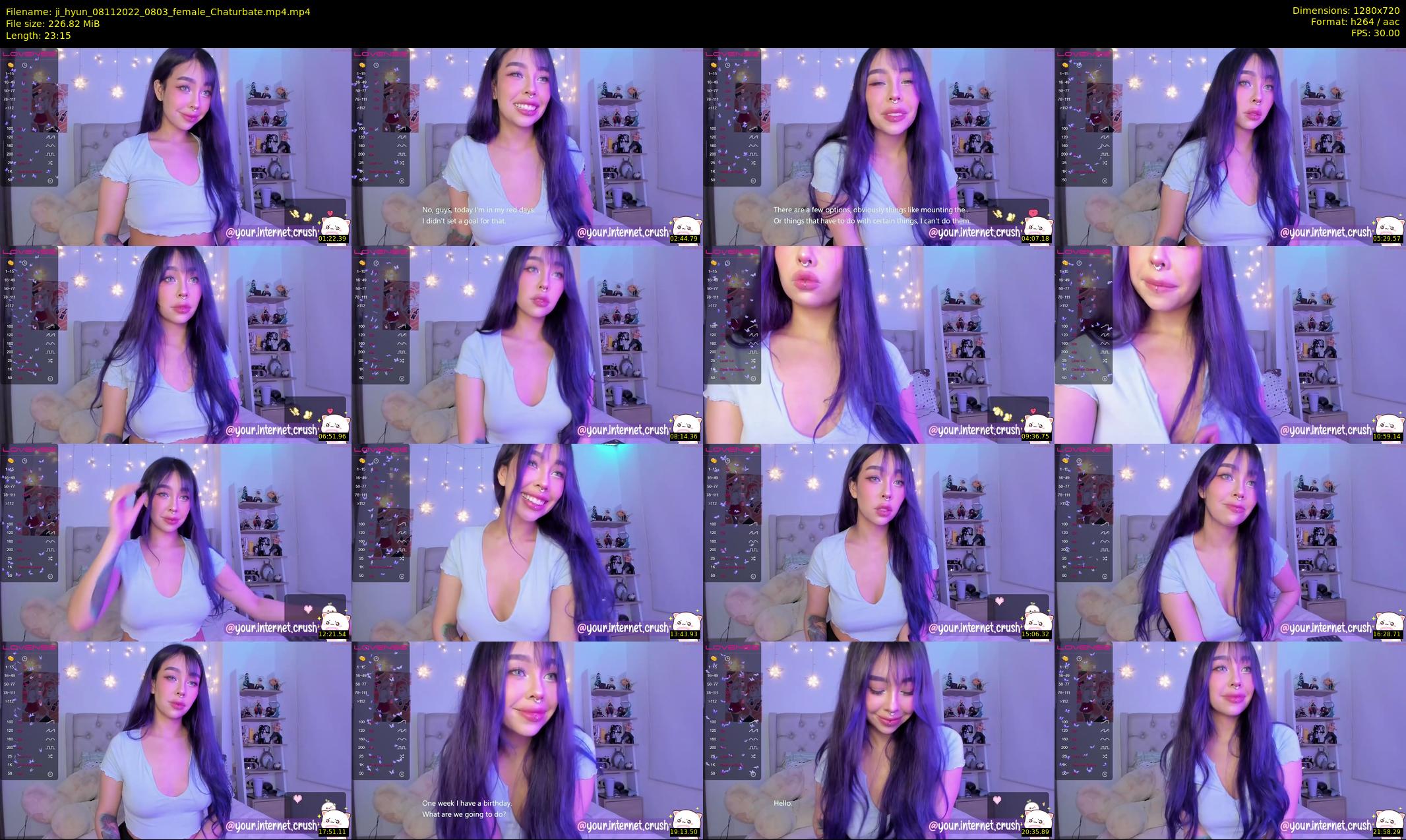 ji_hyun — 24 minute Chaturbate female cam show recording, 720p, Nov 8, 2022