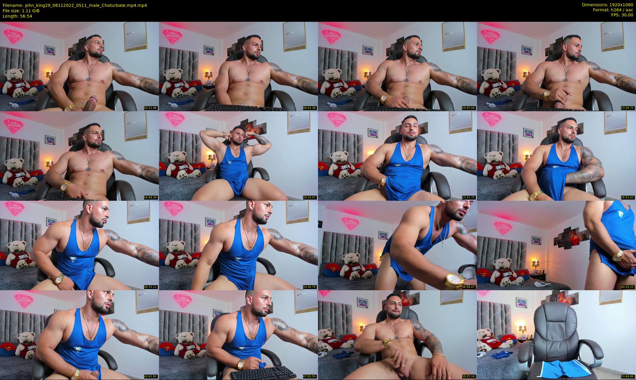 john_king29 — 57 minute Chaturbate male cam show recording, 1080p, Nov 8, 2022