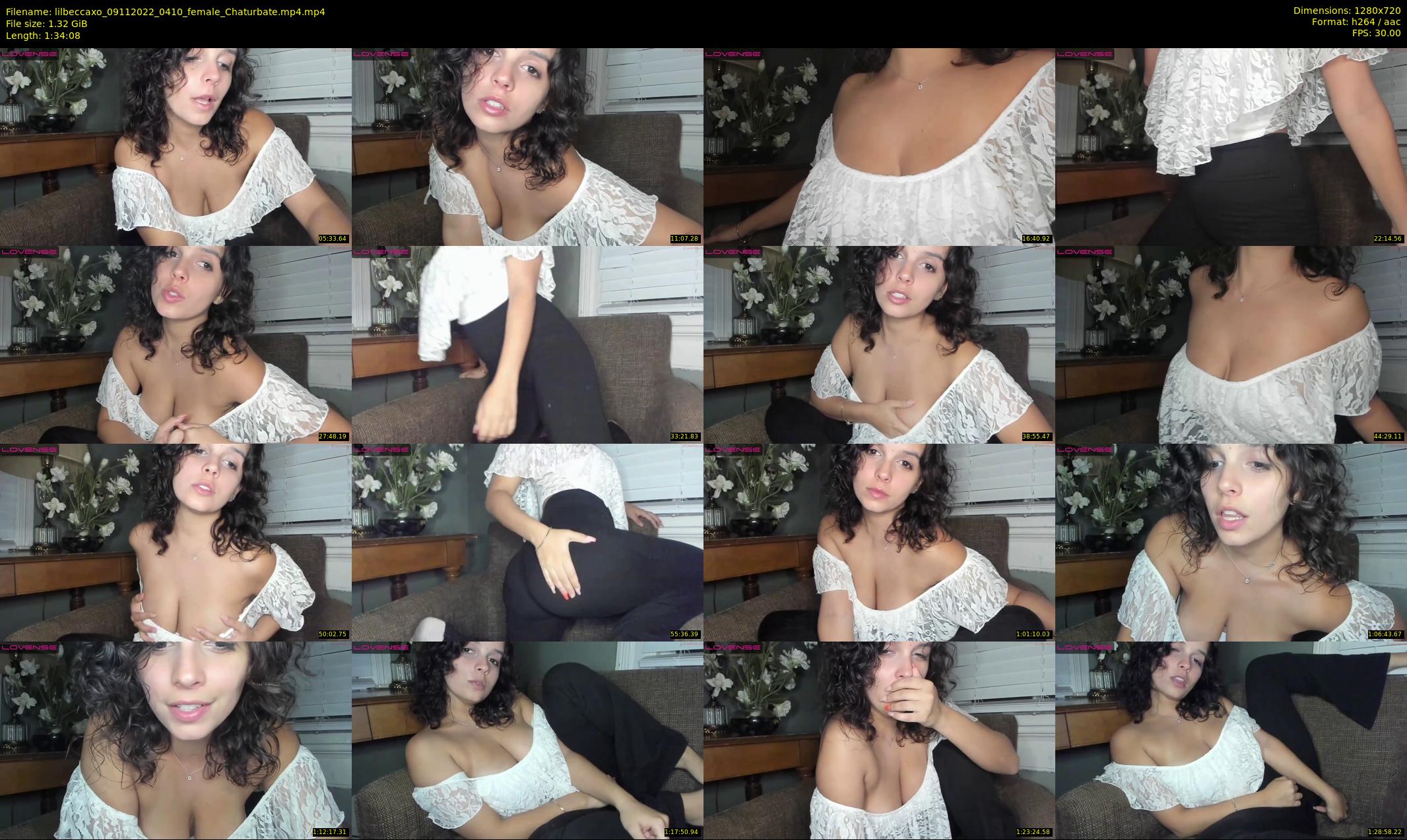 lilbeccaxo — 95 minute Chaturbate female cam show recording, 720p, Nov 9, 2022