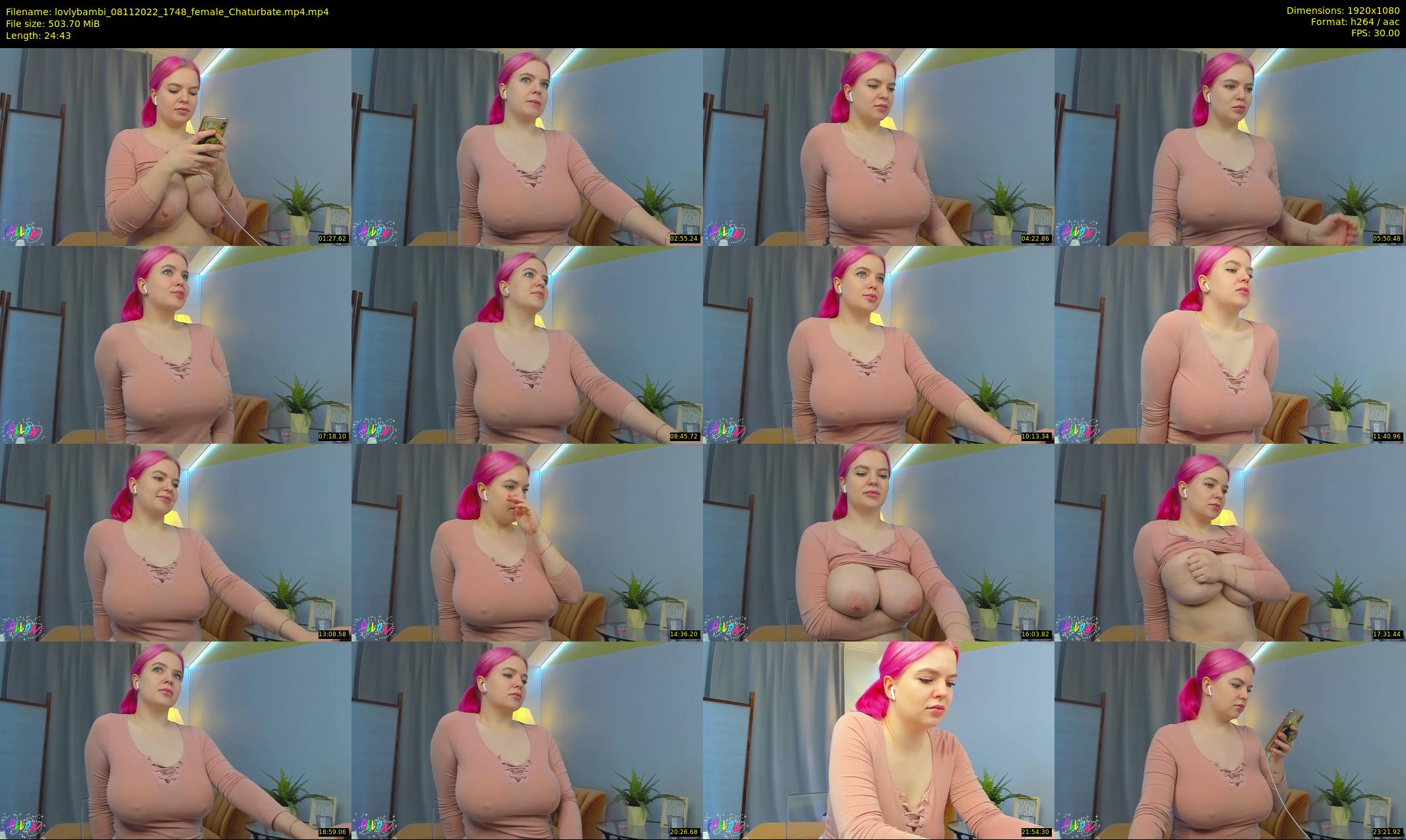 lovlybambi — 25 minute Chaturbate female cam show recording, 1080p, Nov 8, 2022