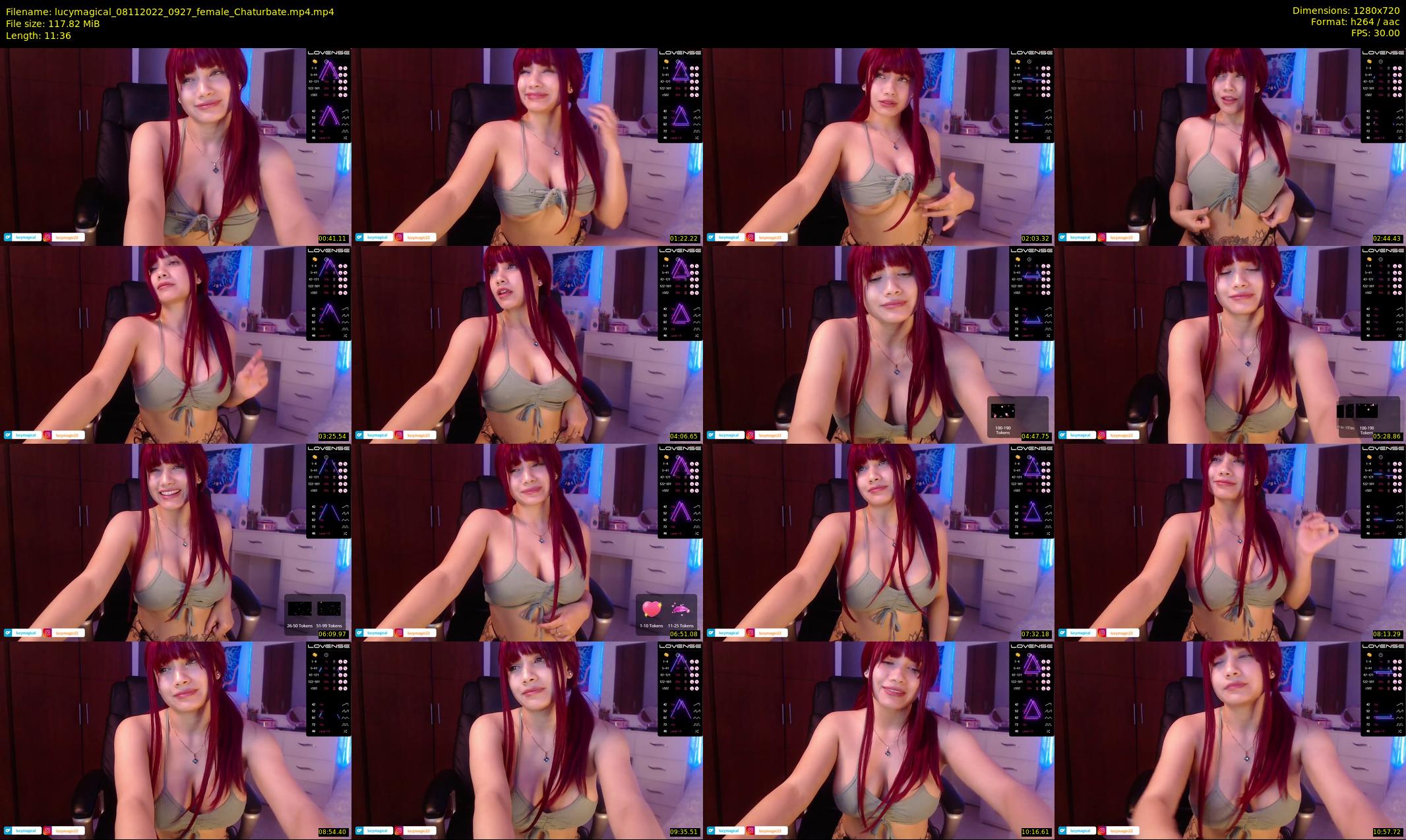 lucymagical — 12 minute Chaturbate female cam show recording, 720p, Nov 8, 2022