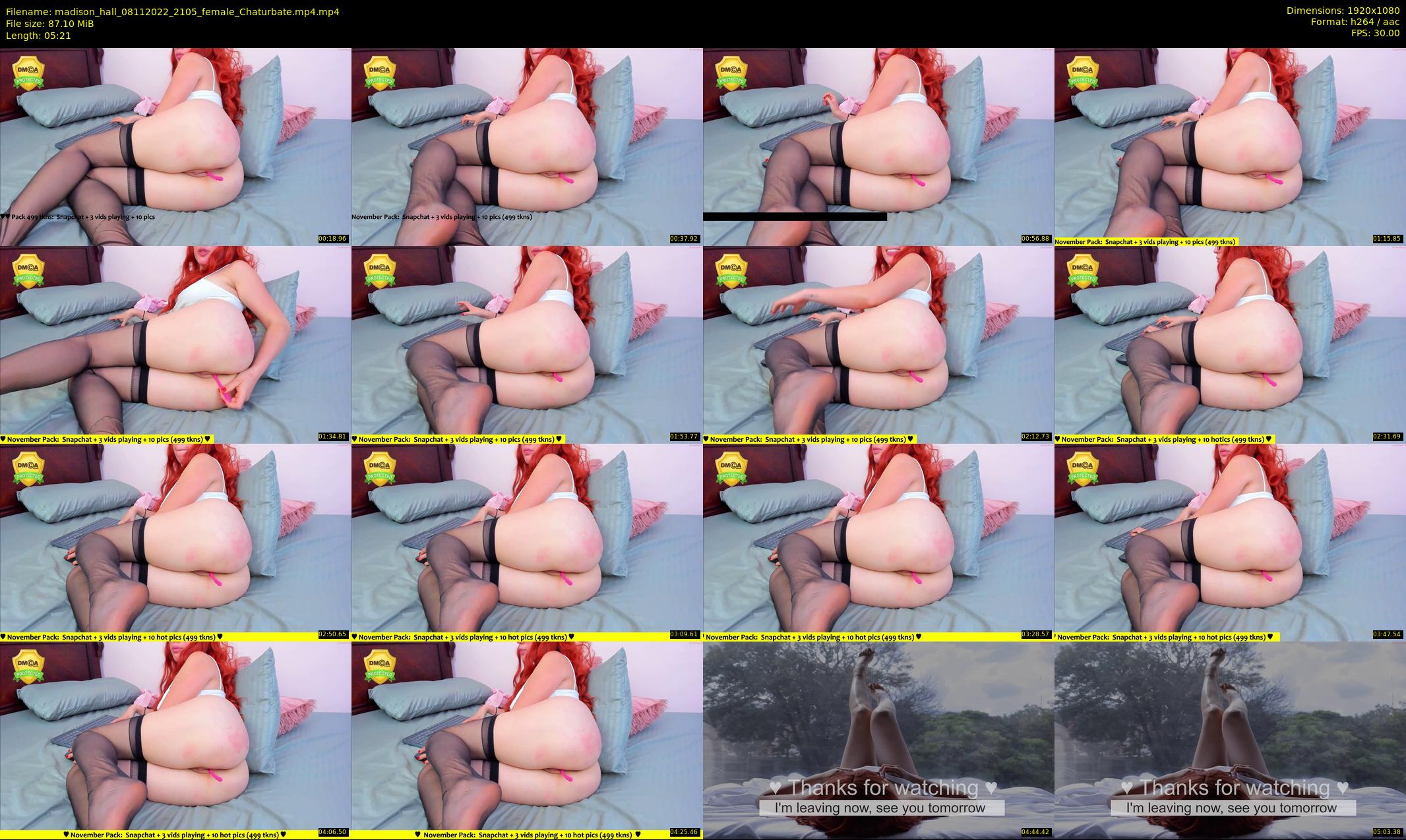 madison_hall — 6 minute Chaturbate female cam show recording, 1080p, Nov 8, 2022