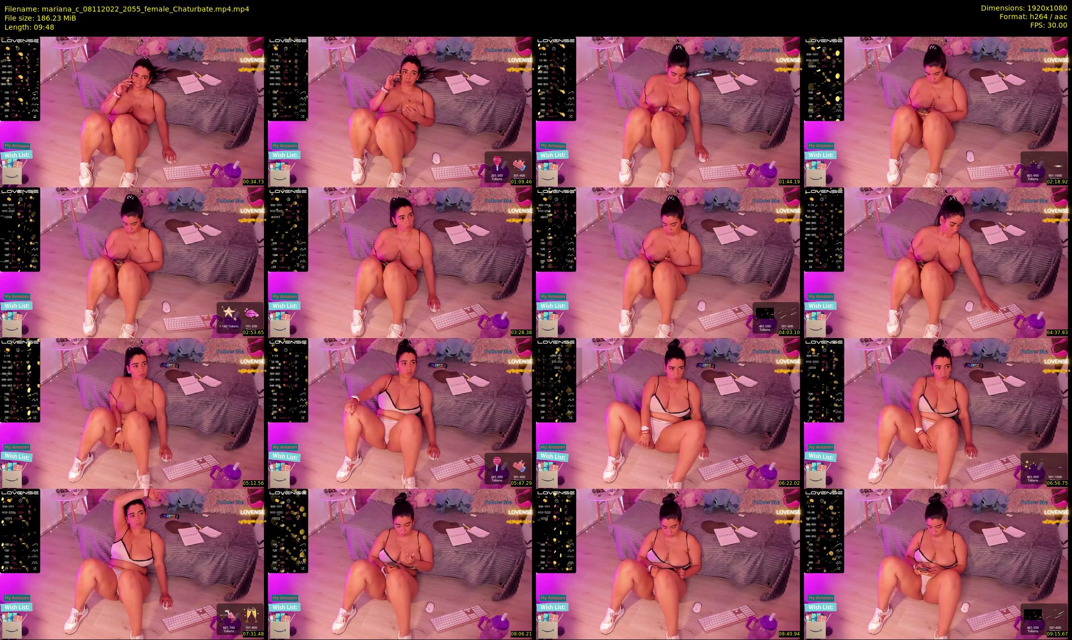 mariana_c — 10 minute Chaturbate female cam show recording, 1080p, Nov 8, 2022