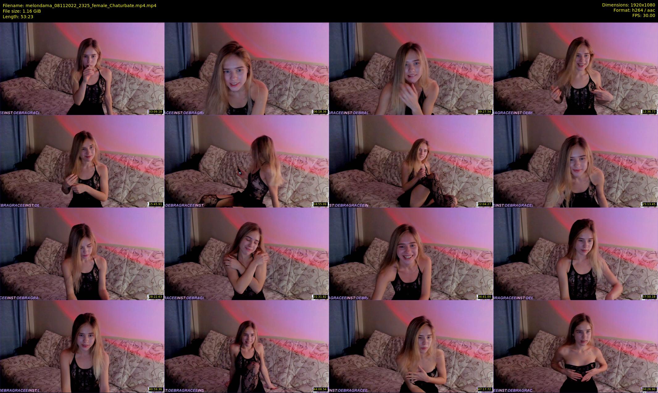 melondama — 54 minute Chaturbate female cam show recording, 1080p, Nov 8, 2022