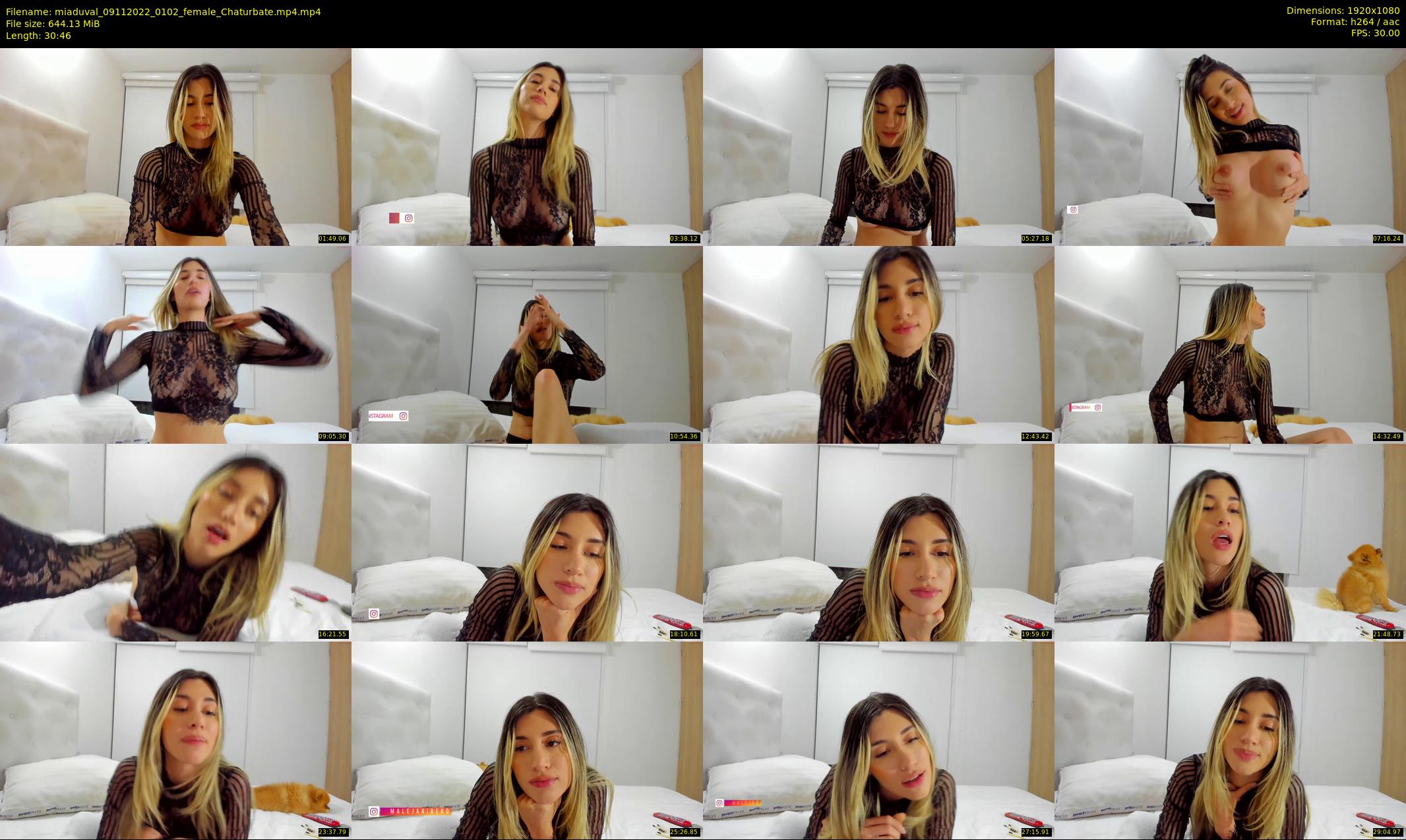 miaduval — 31 minute Chaturbate female cam show recording, 1080p, Nov 9, 2022