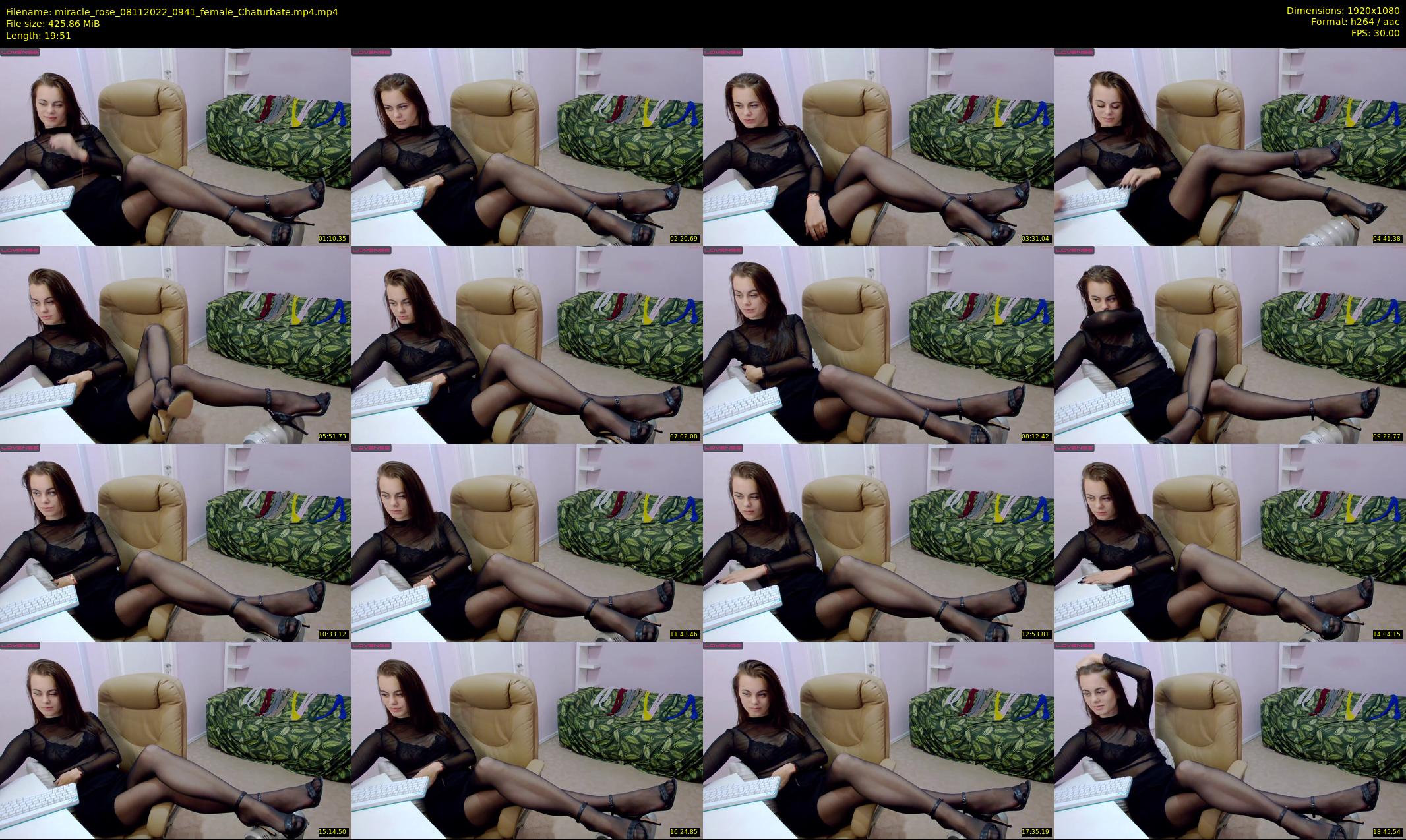 miracle_rose — 20 minute Chaturbate female cam show recording, 1080p, Nov 8, 2022
