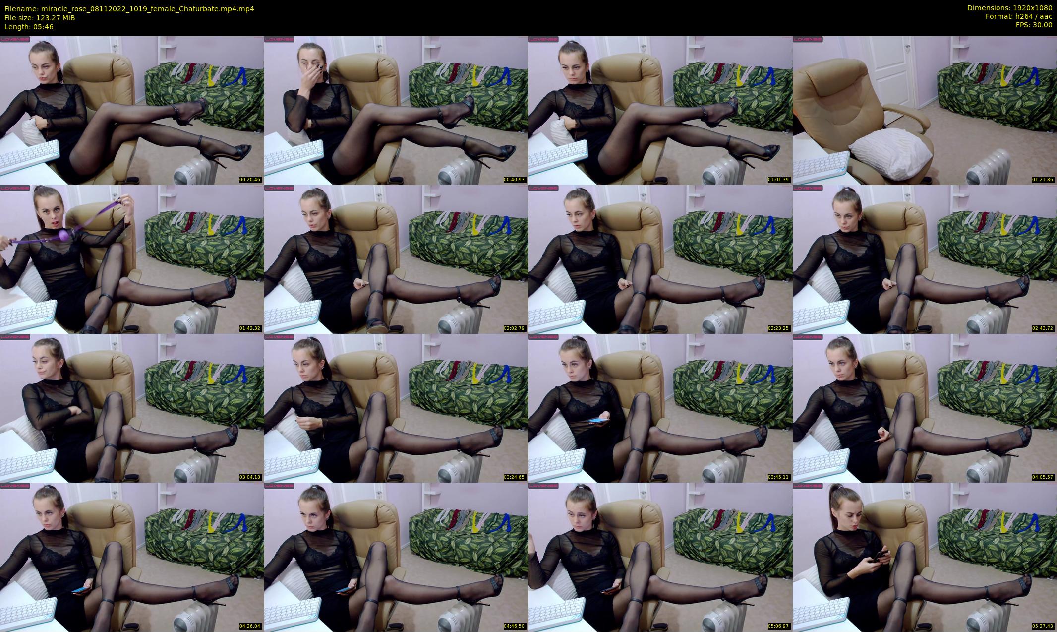 miracle_rose — 6 minute Chaturbate female cam show recording, 1080p, Nov 8, 2022