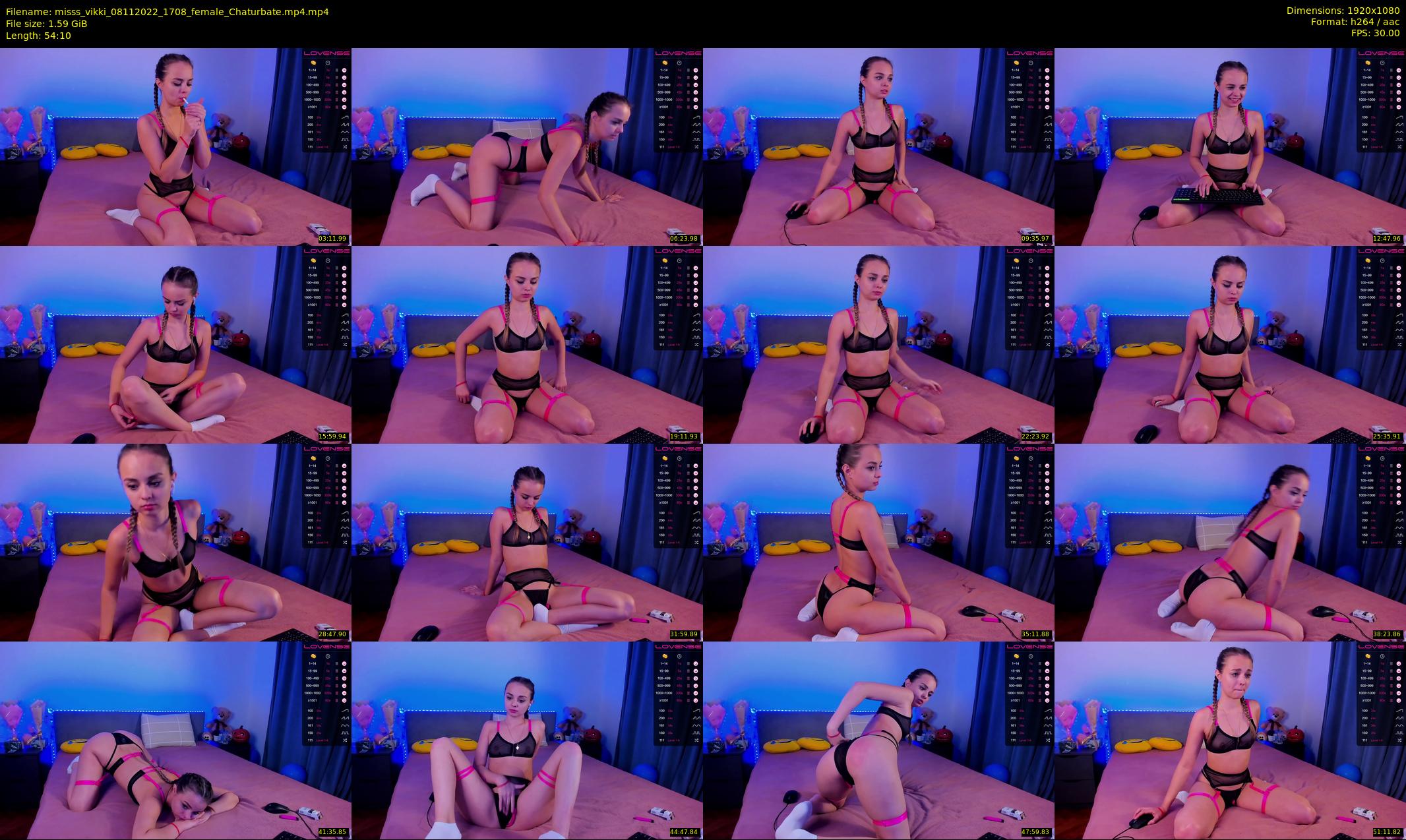 misss_vikki — 55 minute Chaturbate female cam show recording, 1080p, Nov 8, 2022