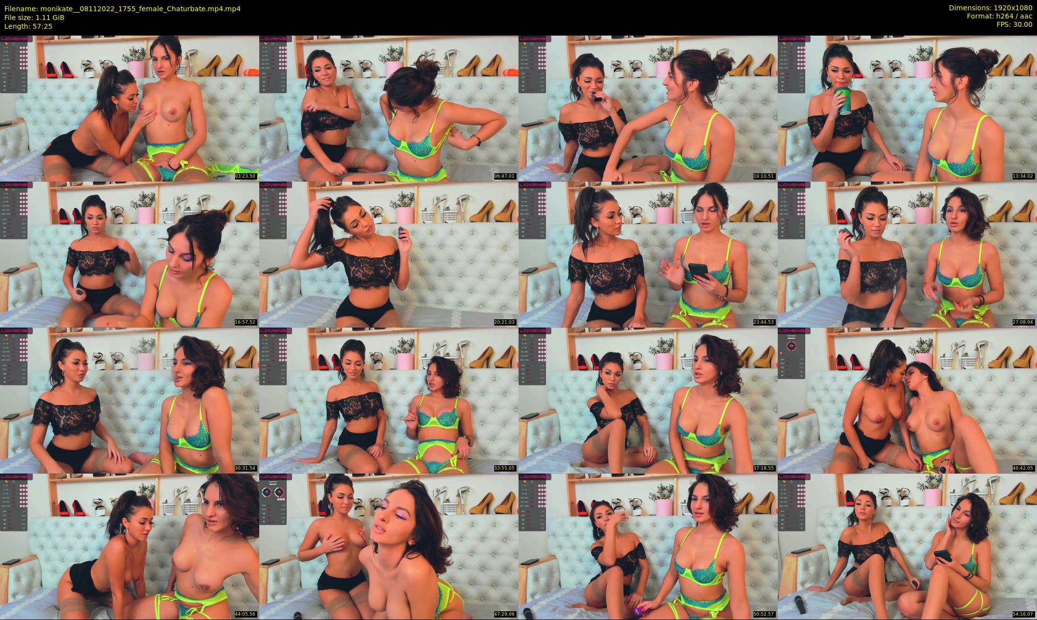 monikate_ — 58 minute Chaturbate couple cam show recording, 1080p, Nov 8, 2022