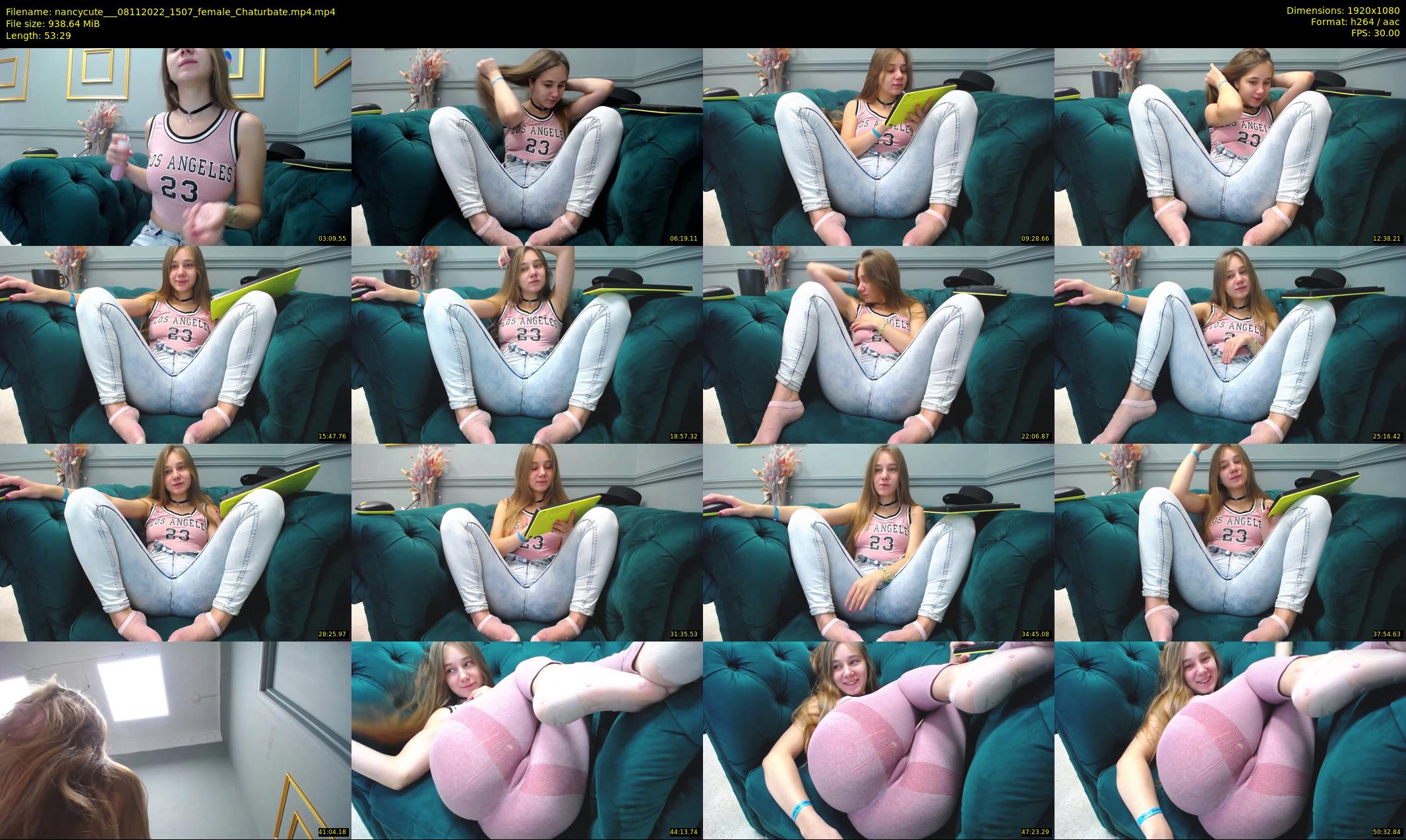 nancycute__ — 54 minute Chaturbate female cam show recording, 1080p, Nov 8, 2022