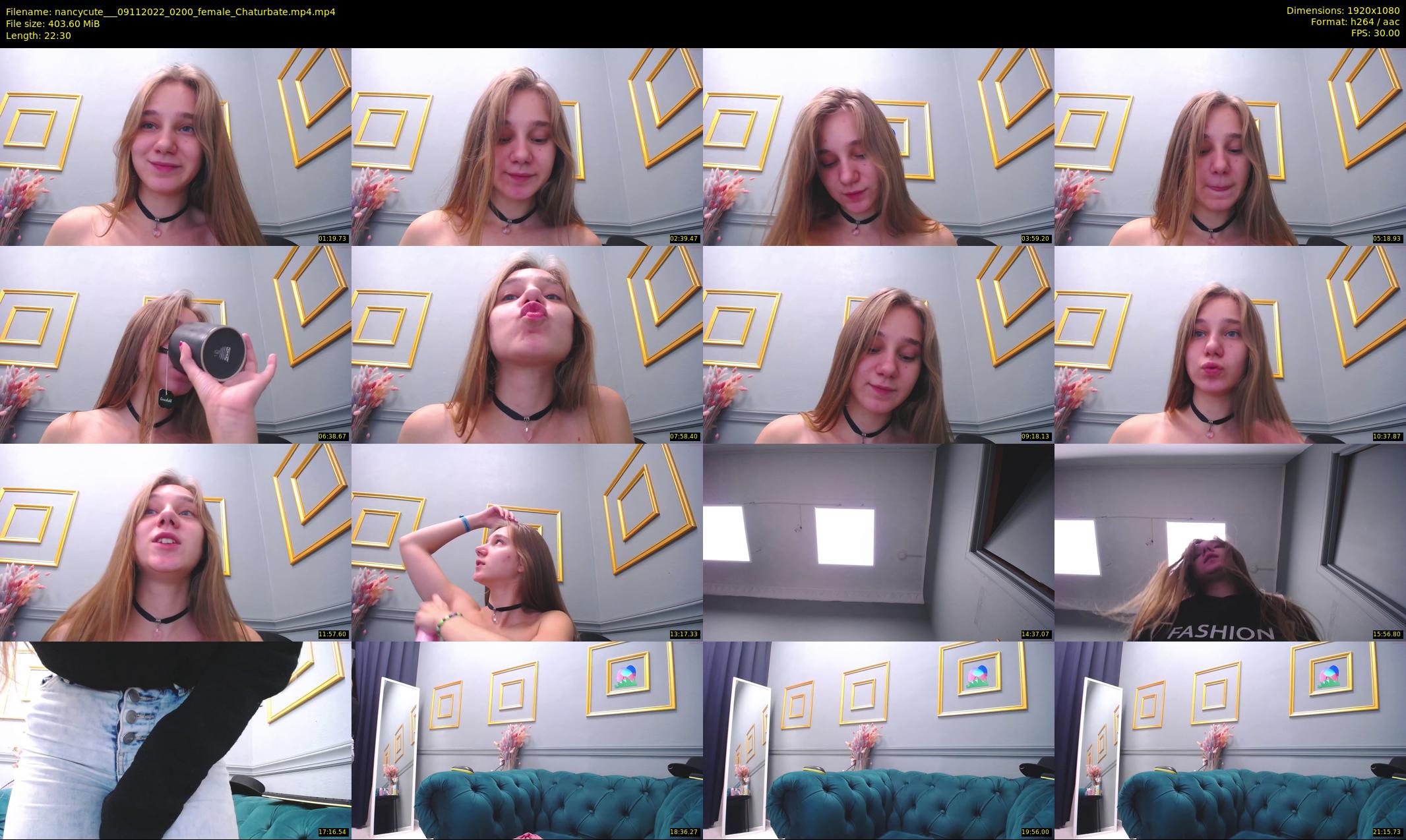 nancycute__ — 23 minute Chaturbate female cam show recording, 1080p, Nov 9, 2022