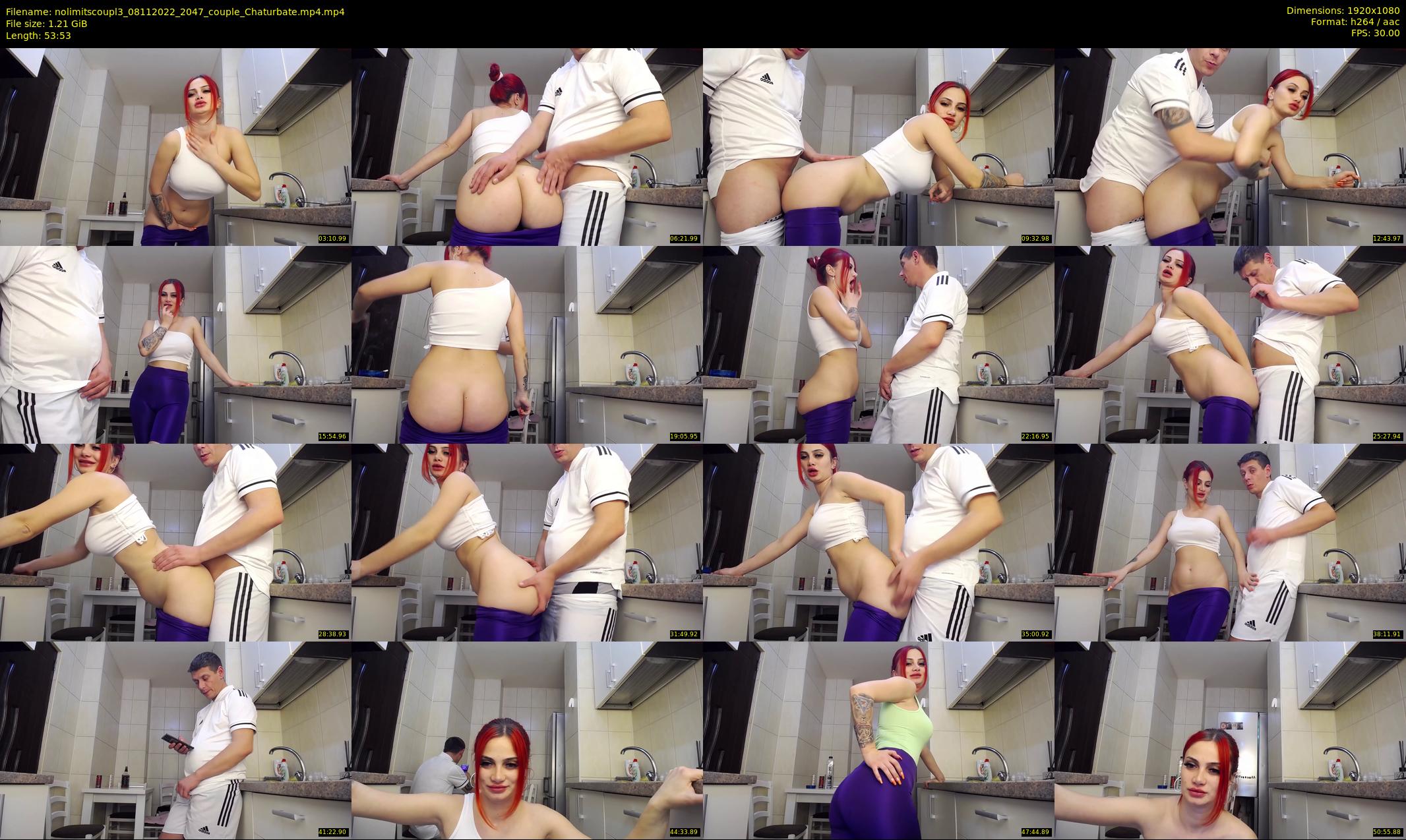 nolimitscoupl3 — 54 minute Chaturbate couple cam show recording, 1080p, Nov 8, 2022