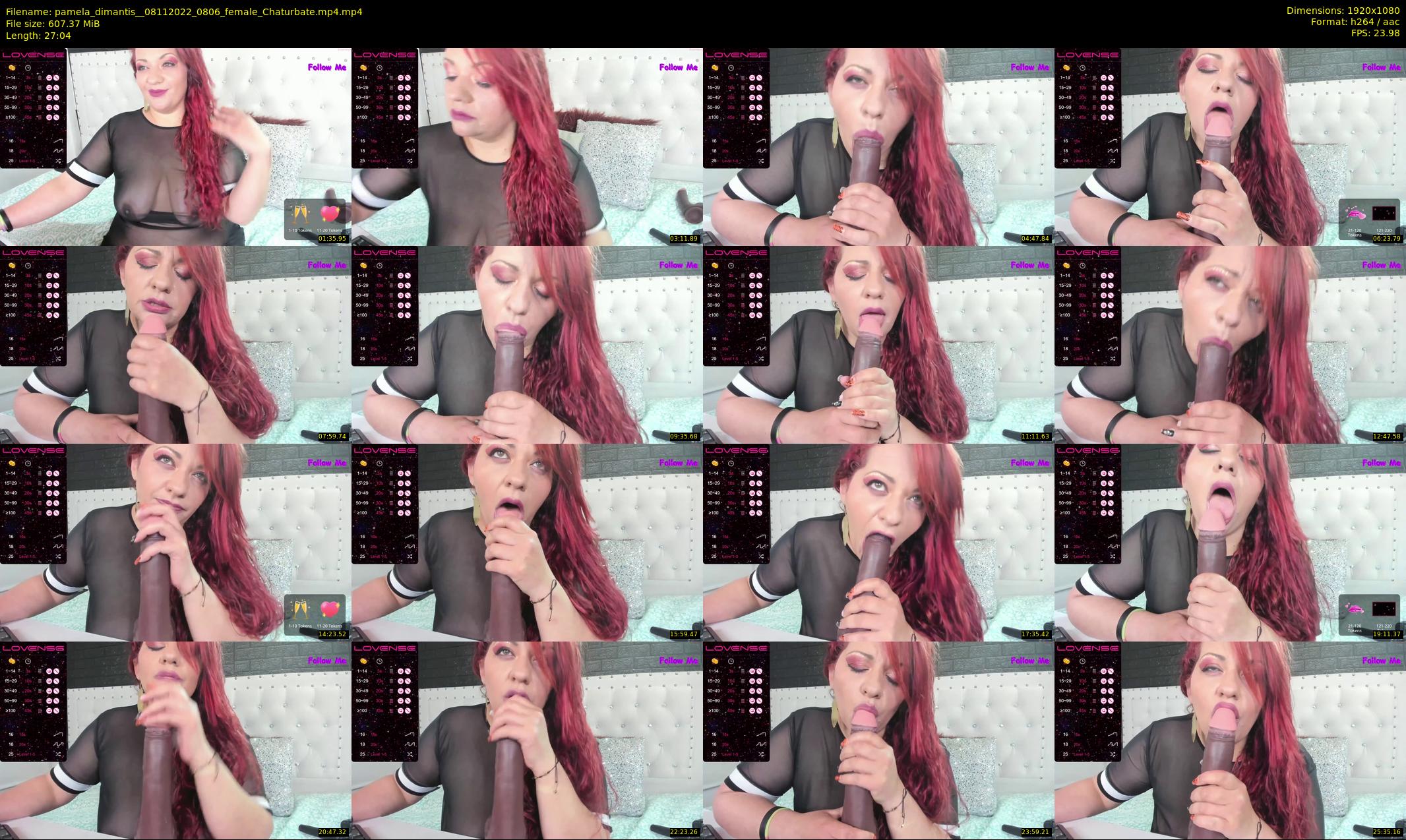 pamela_dimantis_ — 28 minute Chaturbate female cam show recording, 1080p, Nov 8, 2022