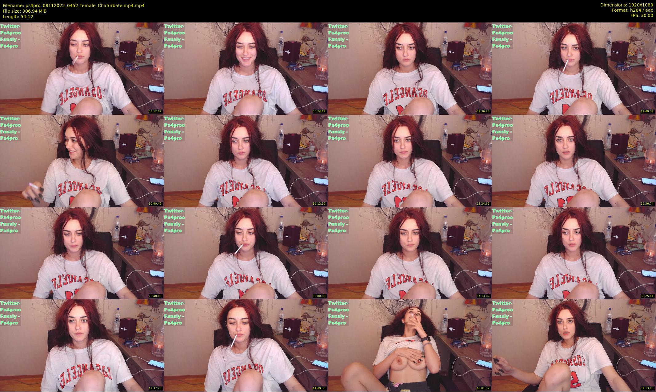 ps4pro — 55 minute Chaturbate female cam show recording, 1080p, Nov 8, 2022