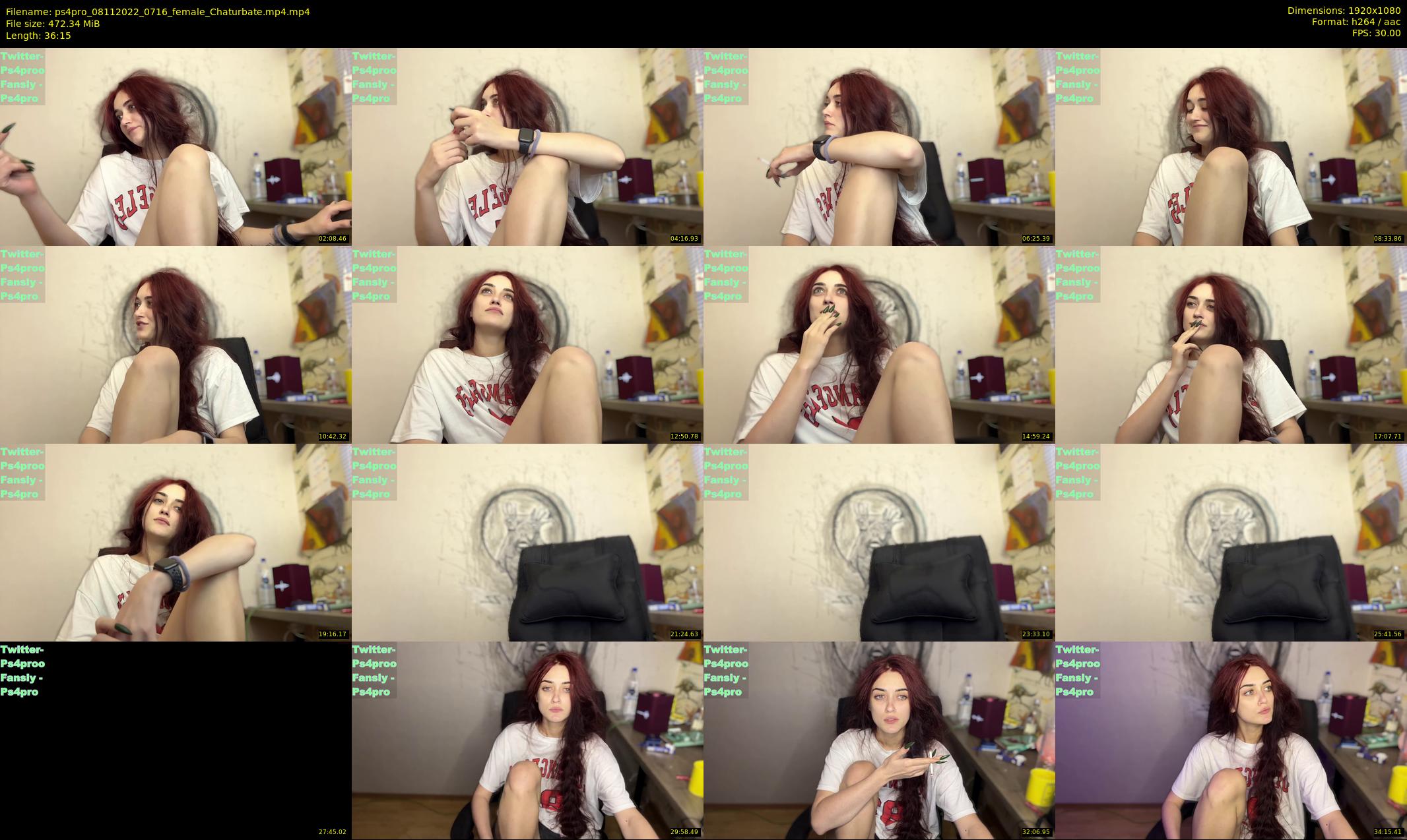 ps4pro — 37 minute Chaturbate female cam show recording, 1080p, Nov 8, 2022