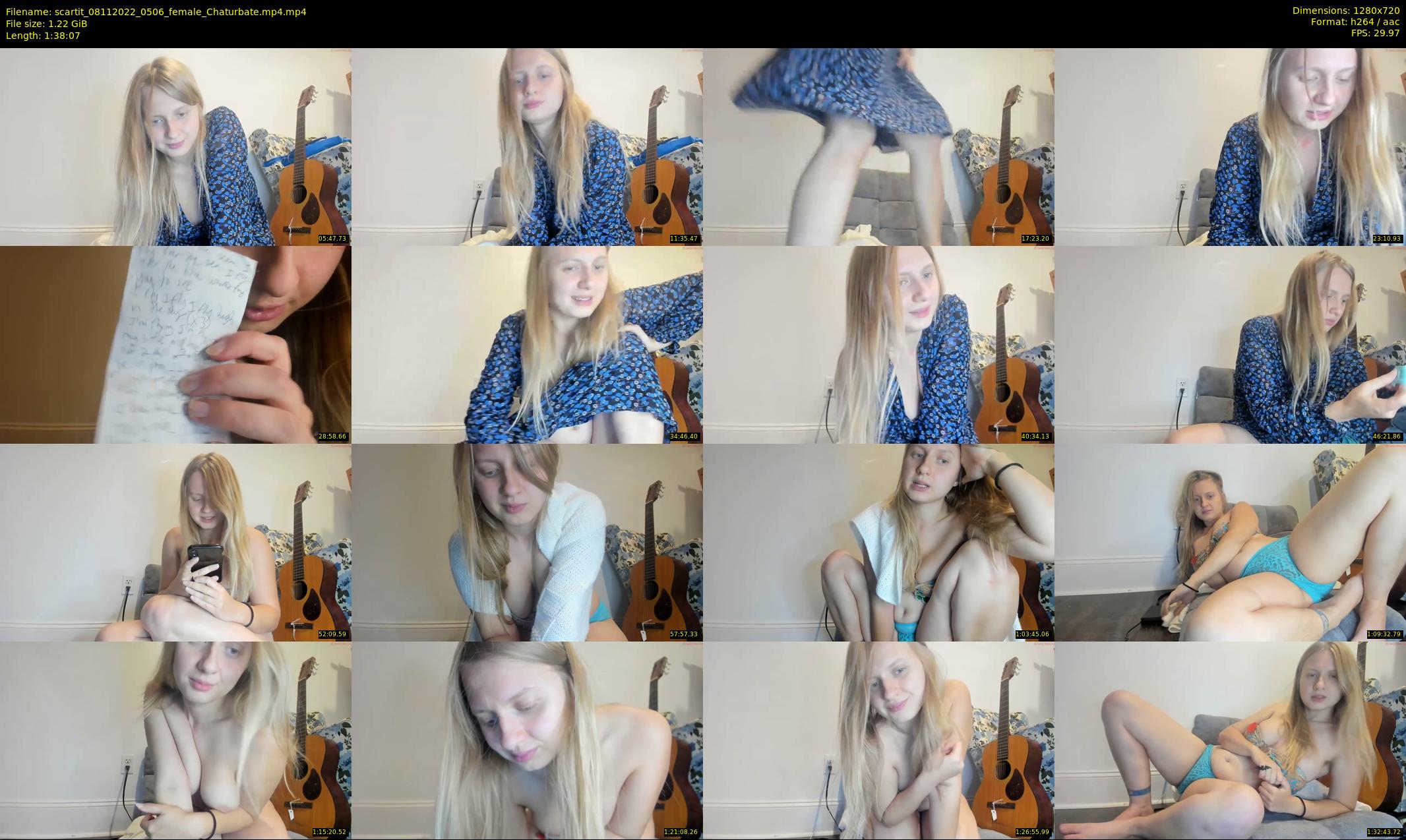 scartit — 99 minute Chaturbate female cam show recording, 720p, Nov 8, 2022