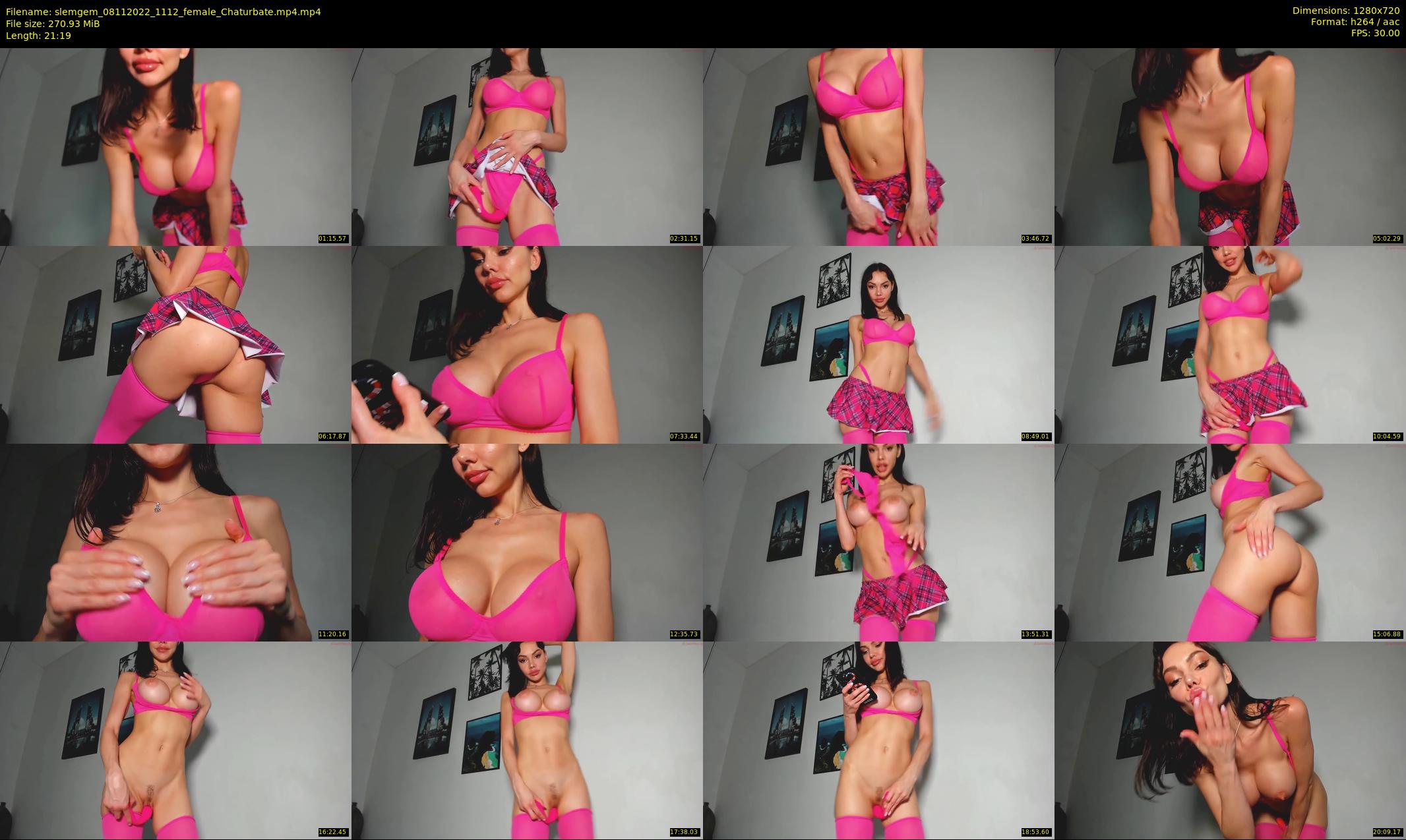 slemgem — 22 minute Chaturbate couple cam show recording, 720p, Nov 8, 2022