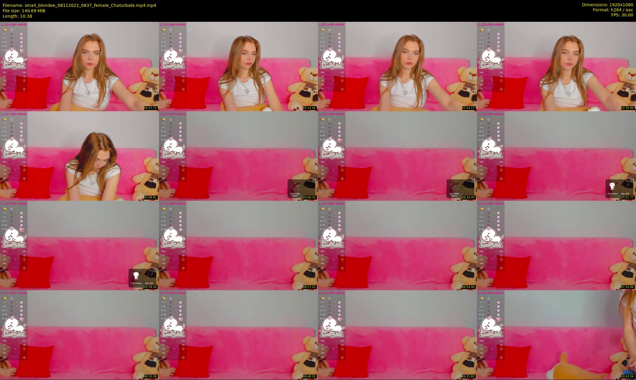 small_blondee — 11 minute Chaturbate female cam show recording, 1080p, Nov 8, 2022