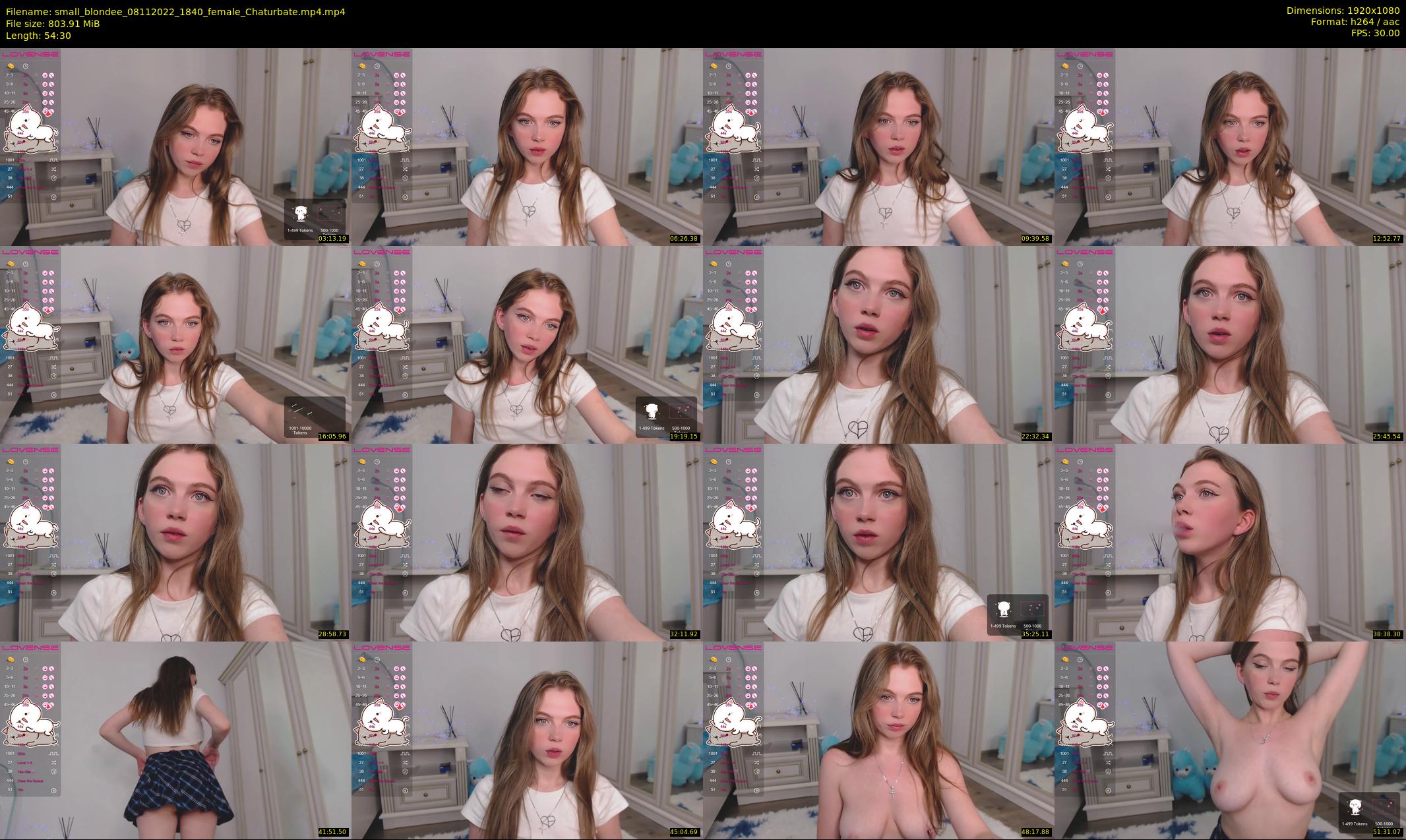 small_blondee — 55 minute Chaturbate female cam show recording, 1080p, Nov 8, 2022