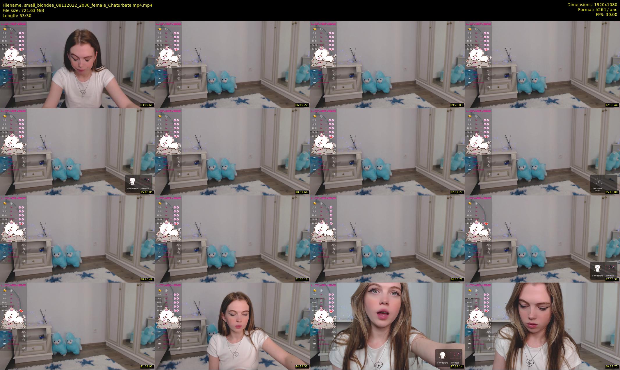 small_blondee — 54 minute Chaturbate female cam show recording, 1080p, Nov 8, 2022