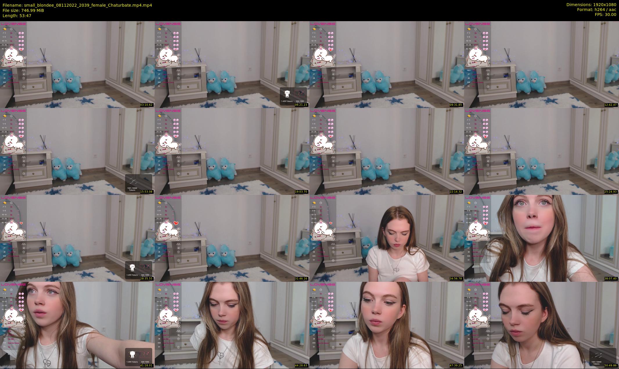 small_blondee — 54 minute Chaturbate female cam show recording, 1080p, Nov 8, 2022