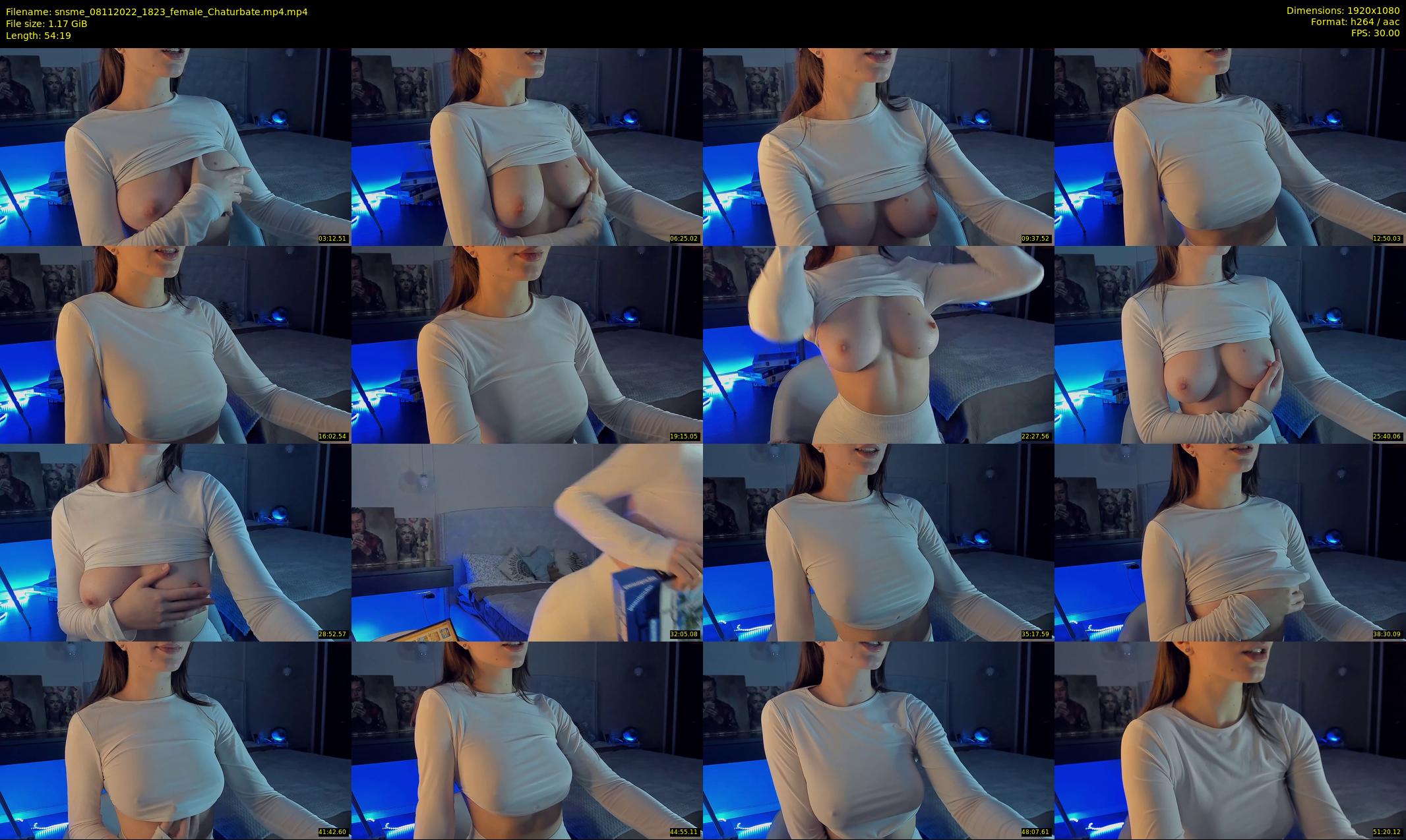 snsme — 55 minute Chaturbate female cam show recording, 1080p, Nov 8, 2022