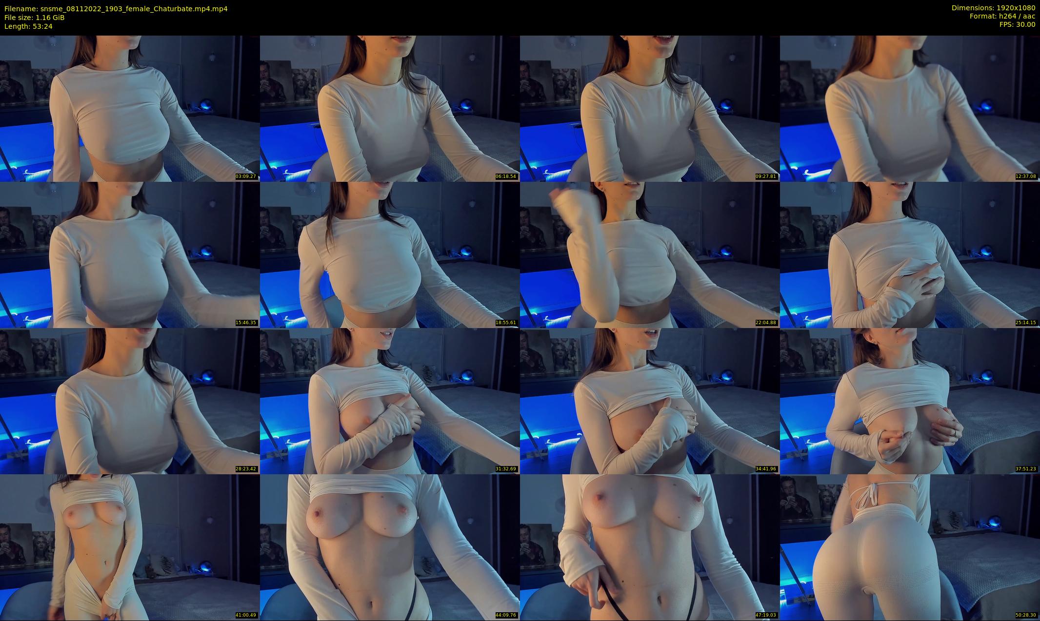 snsme — 54 minute Chaturbate female cam show recording, 1080p, Nov 8, 2022