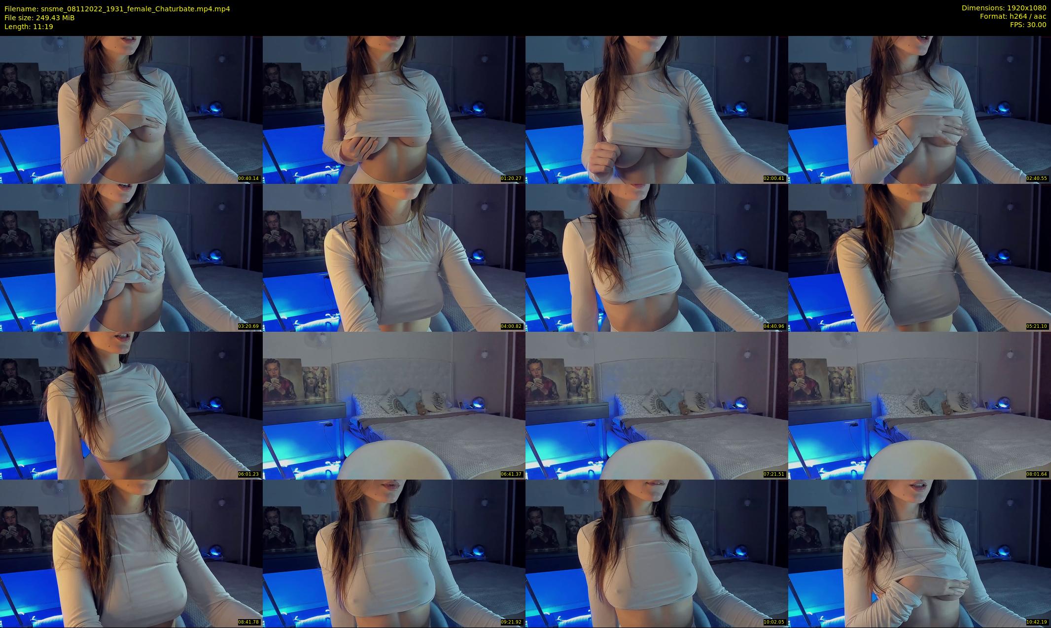 snsme — 12 minute Chaturbate female cam show recording, 1080p, Nov 8, 2022