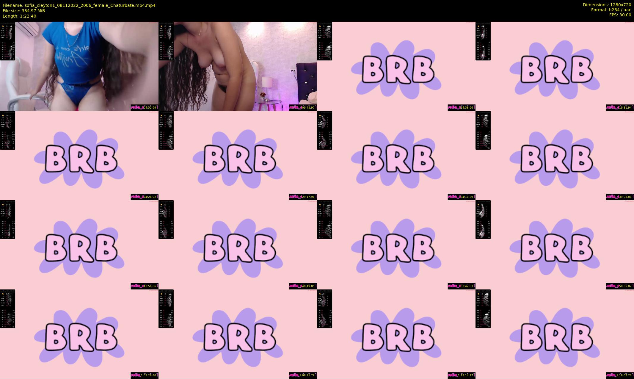 sofia_cleyton1 — 83 minute Chaturbate female cam show recording, 720p, Nov 8, 2022