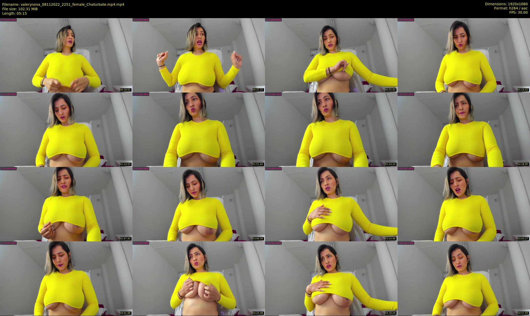 valerynova — 6 minute Chaturbate female cam show recording, 1080p, Nov 8, 2022