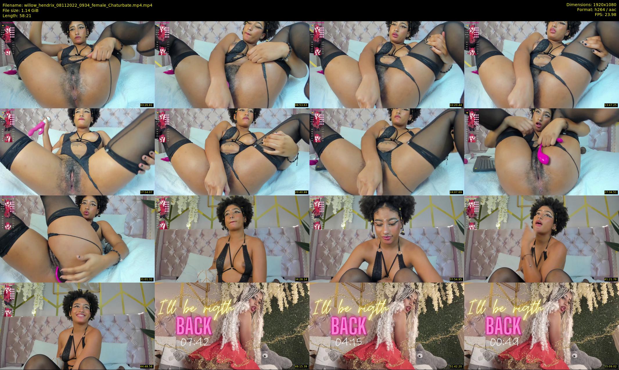 willow_hendrix — 59 minute Chaturbate female cam show recording, 1080p, Nov 8, 2022
