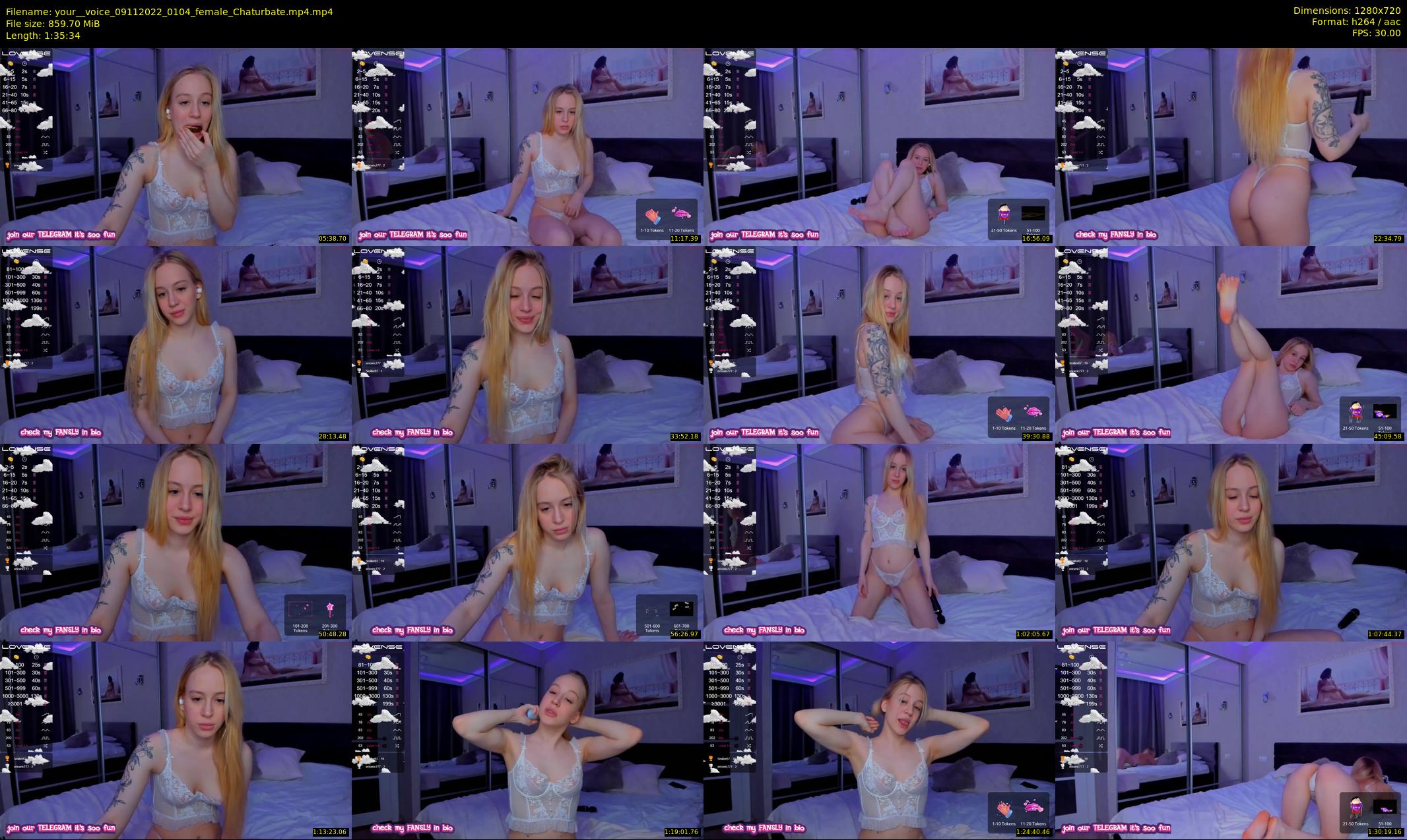 your__voice — 96 minute Chaturbate female cam show recording, 720p, Nov 9, 2022