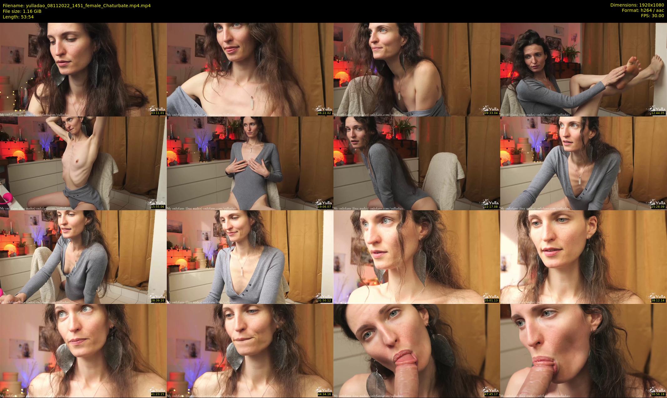 yulladao — 54 minute Chaturbate female cam show recording, 1080p, Nov 8, 2022