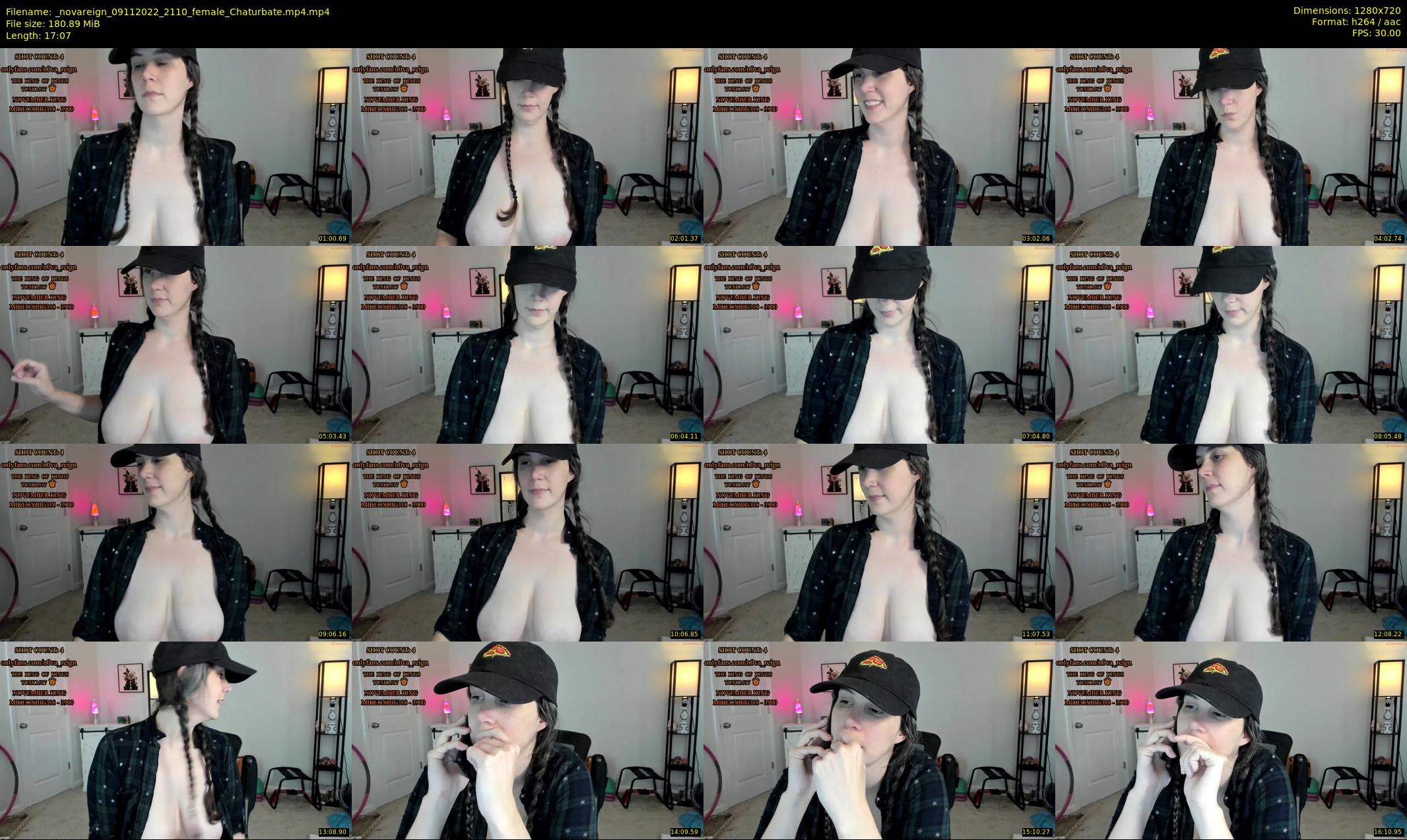_novareign — 18 minute Chaturbate female cam show recording, 720p, Nov 9, 2022