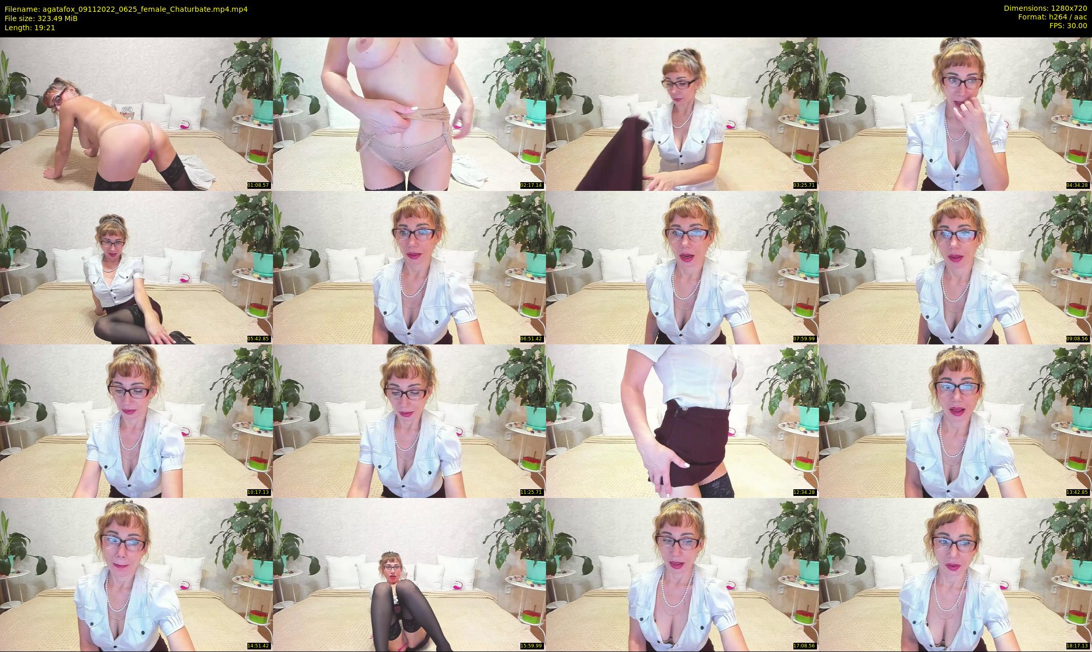 agatafox — 20 minute Chaturbate female cam show recording, 720p, Nov 9, 2022