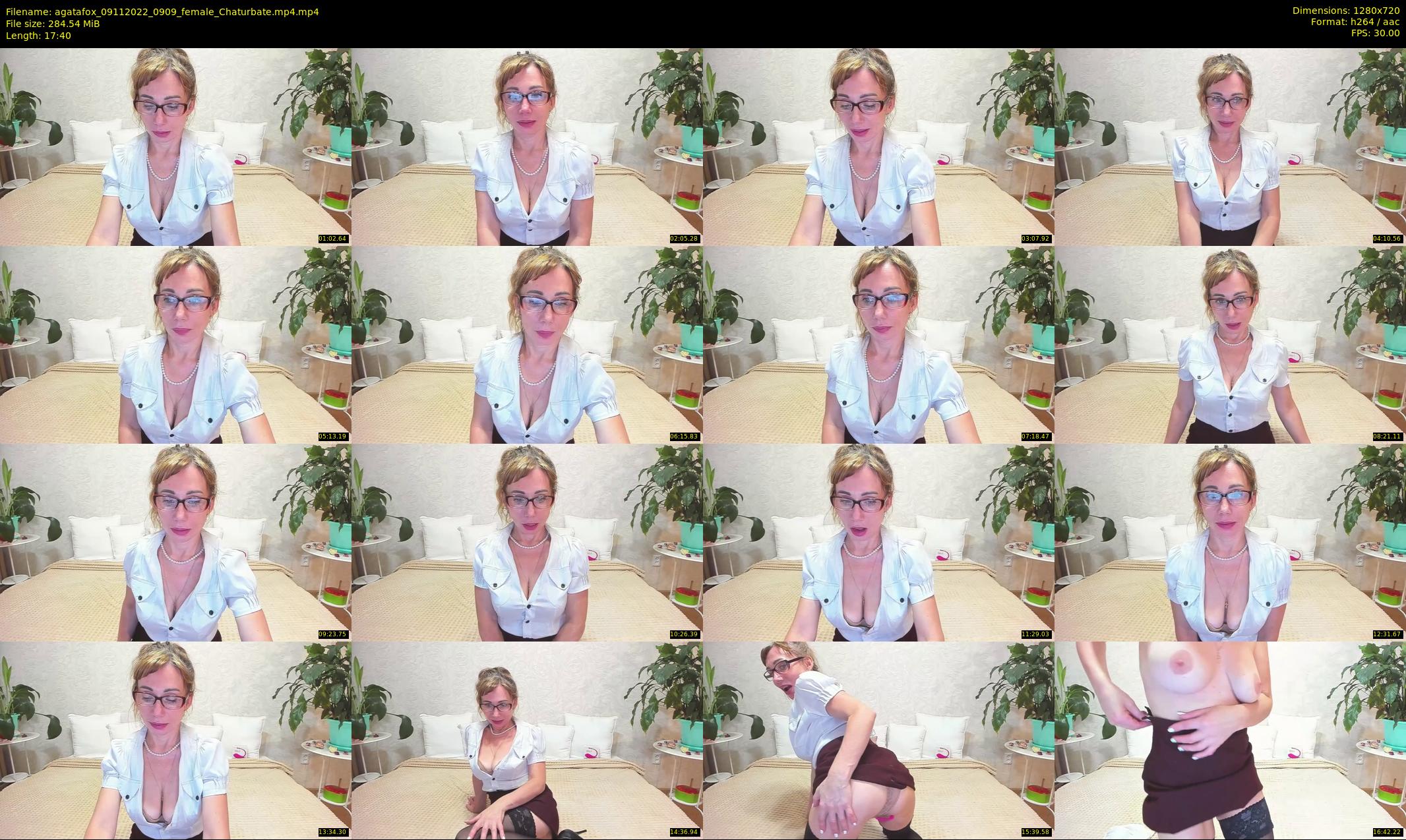 agatafox — 18 minute Chaturbate female cam show recording, 720p, Nov 9, 2022