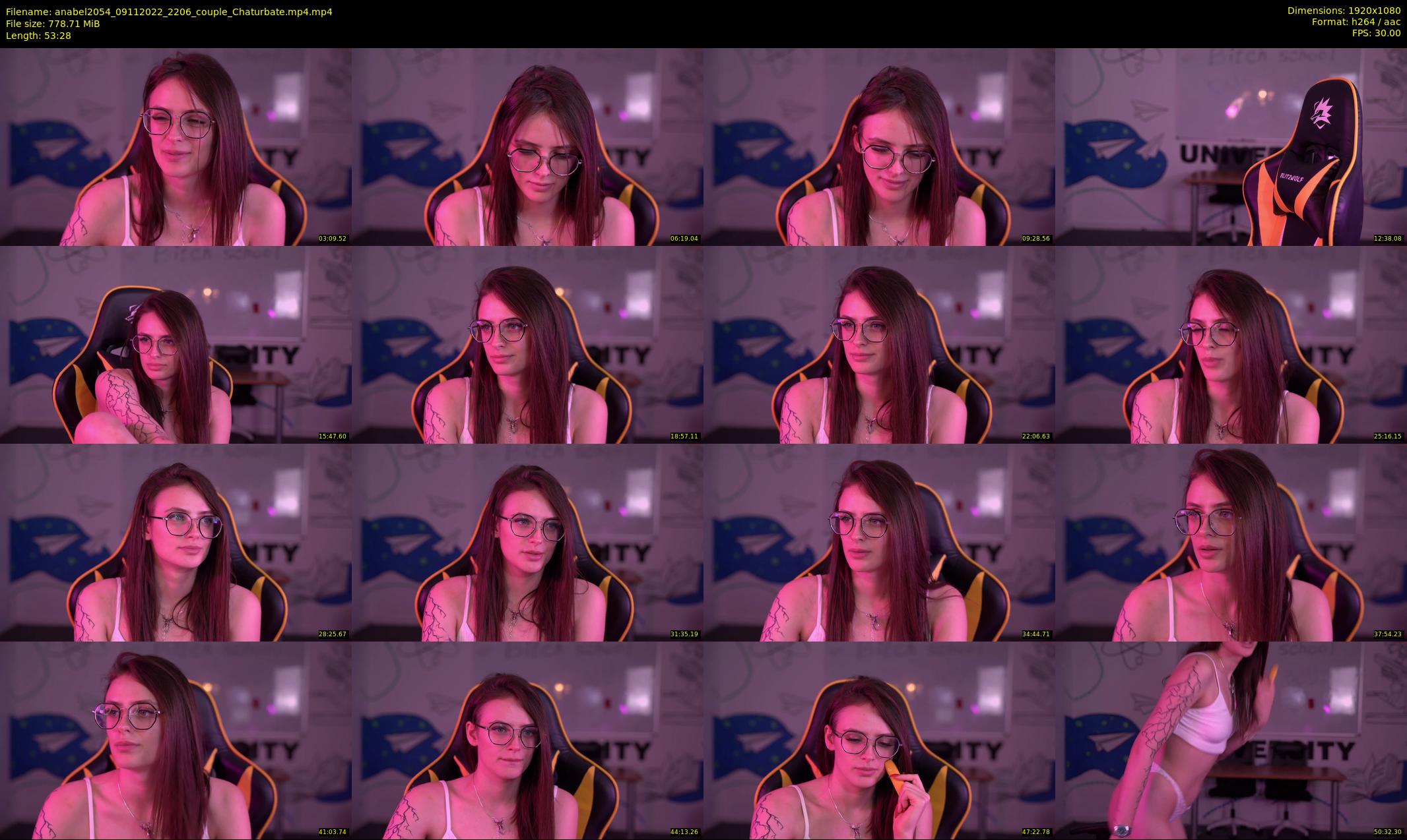 anabel2054 — 54 minute Chaturbate female cam show recording, 1080p, Nov 9, 2022