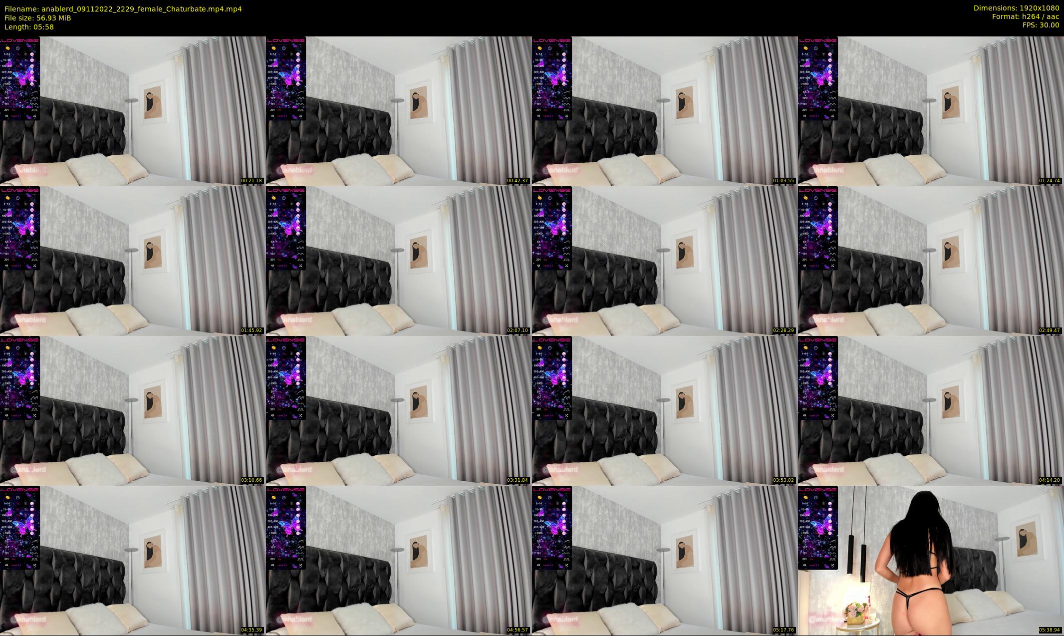 anablerd — 6 minute Chaturbate female cam show recording, 1080p, Nov 9, 2022